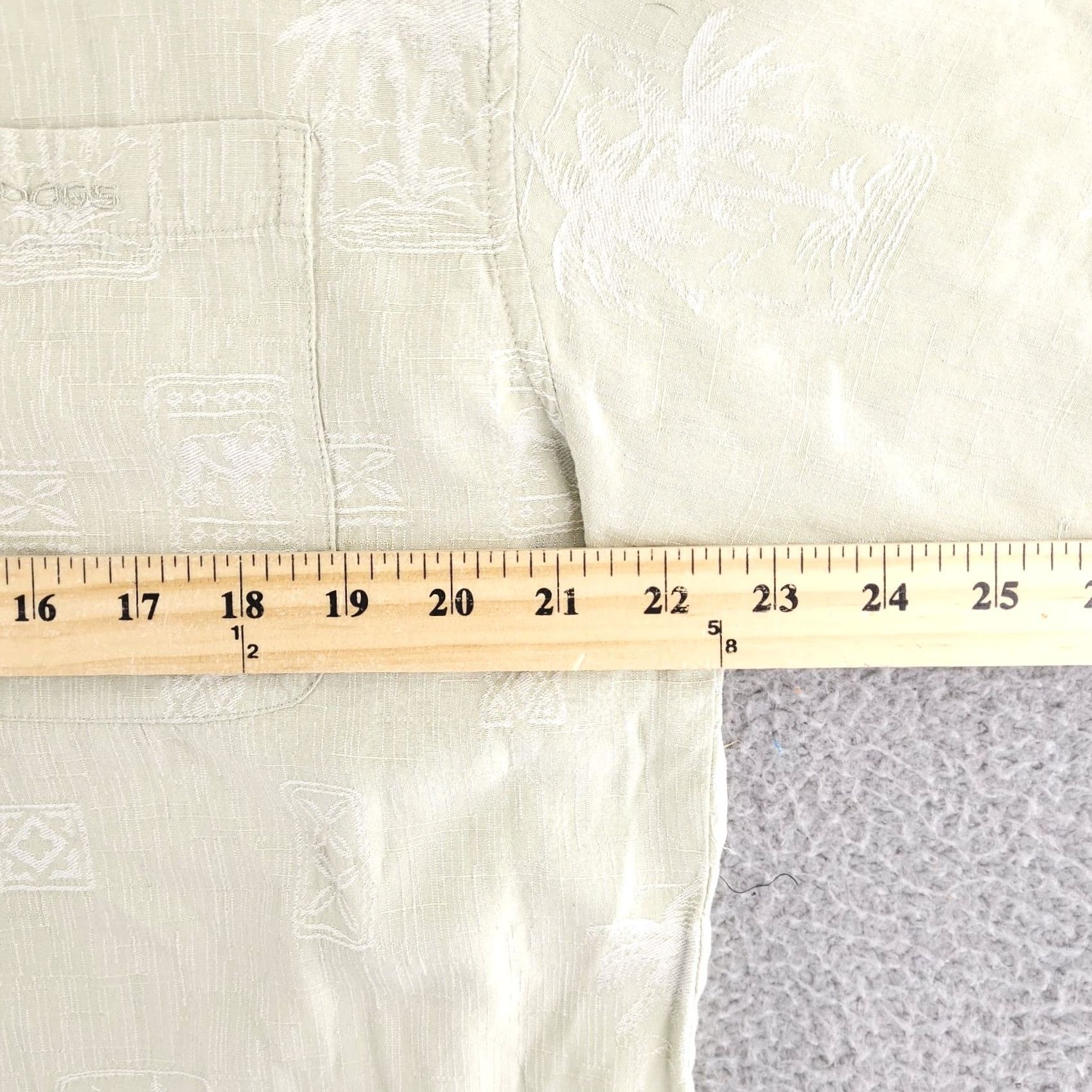 Big Dogs Big Dogs Shirt Mens Medium Green Silk Hawaiian Short Sleeve Size US M / EU 48-50 / 2 - 7 Thumbnail