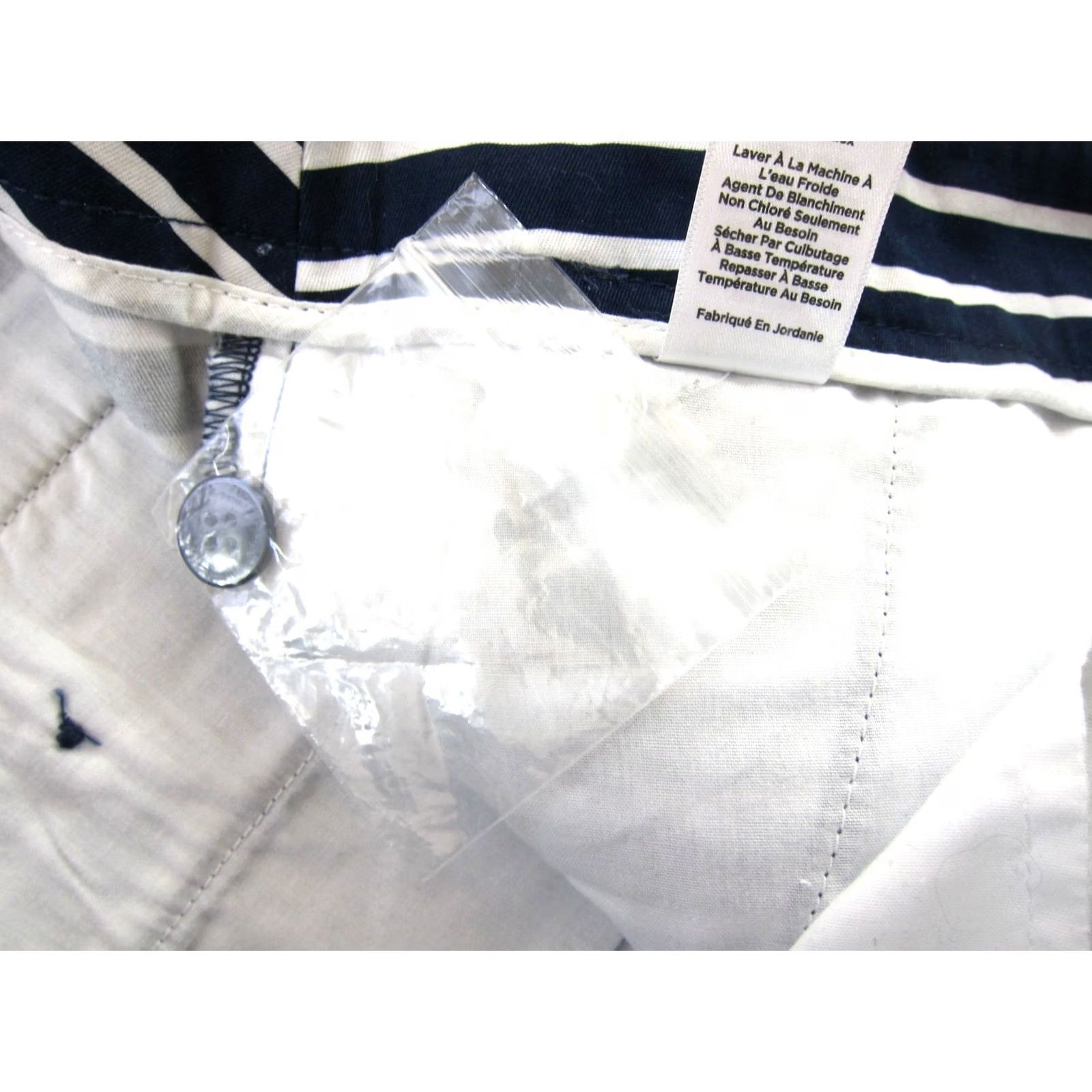 Talbots Talbots Navy Blue White Stripe Button Front Chino Sailor Short Woman 14 Size 36" / US 14 / IT 50 - 5 Thumbnail