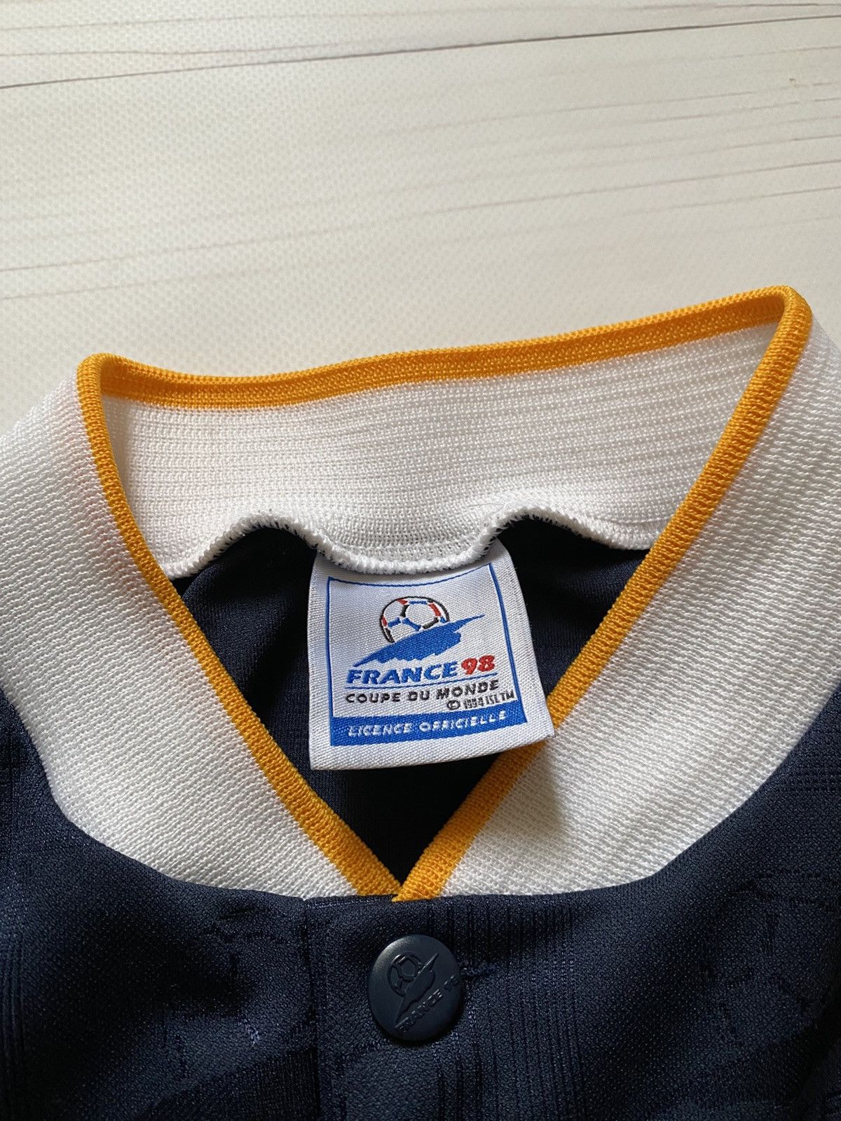 Vintage Vintage France 98 1994 World Cup football soccer jersey Size US M / EU 48-50 / 2 - 3 Thumbnail