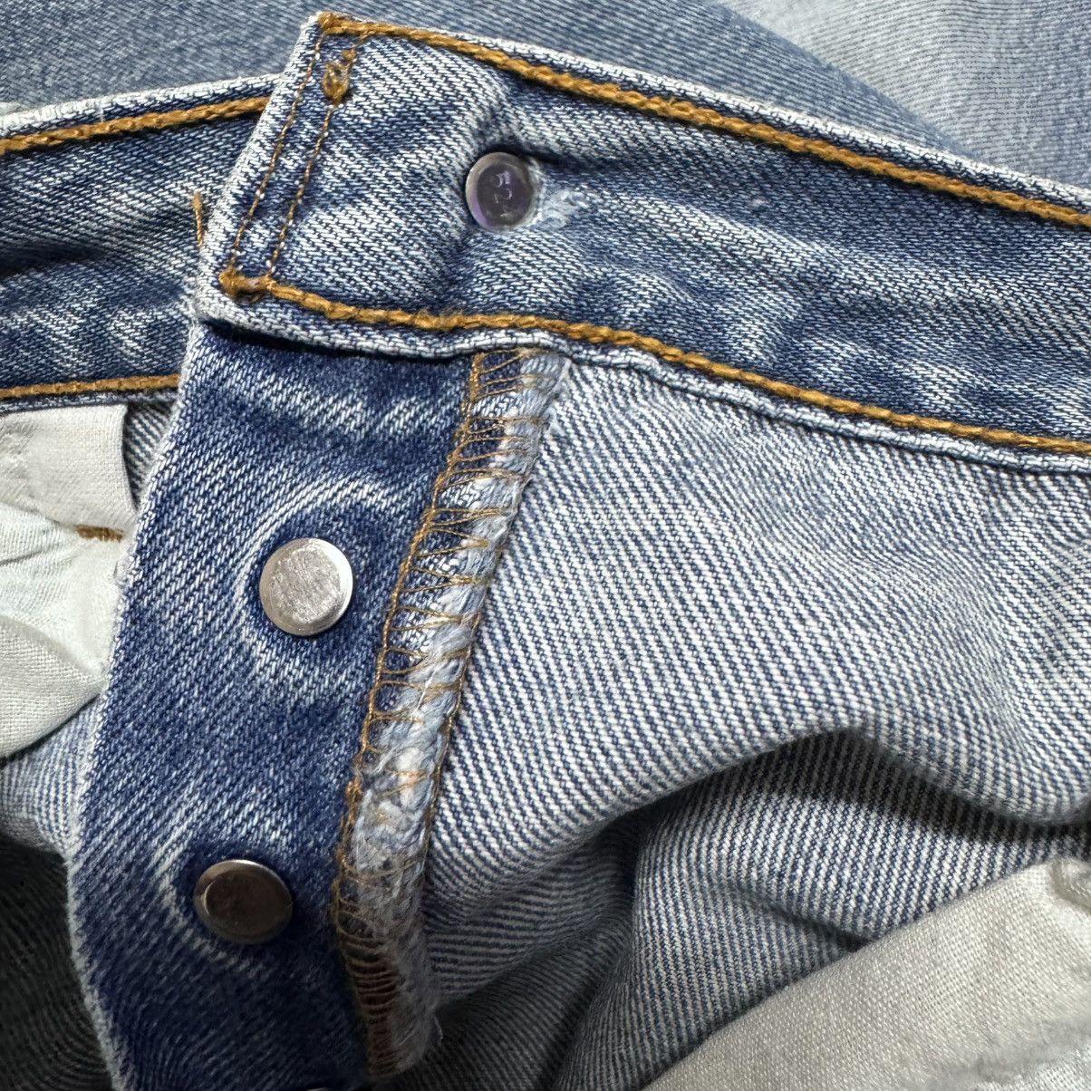 Levi's Vintage 90s Levis 501xx Distressed Cropped Jeans Size US 34 / EU 50 - 21 Thumbnail