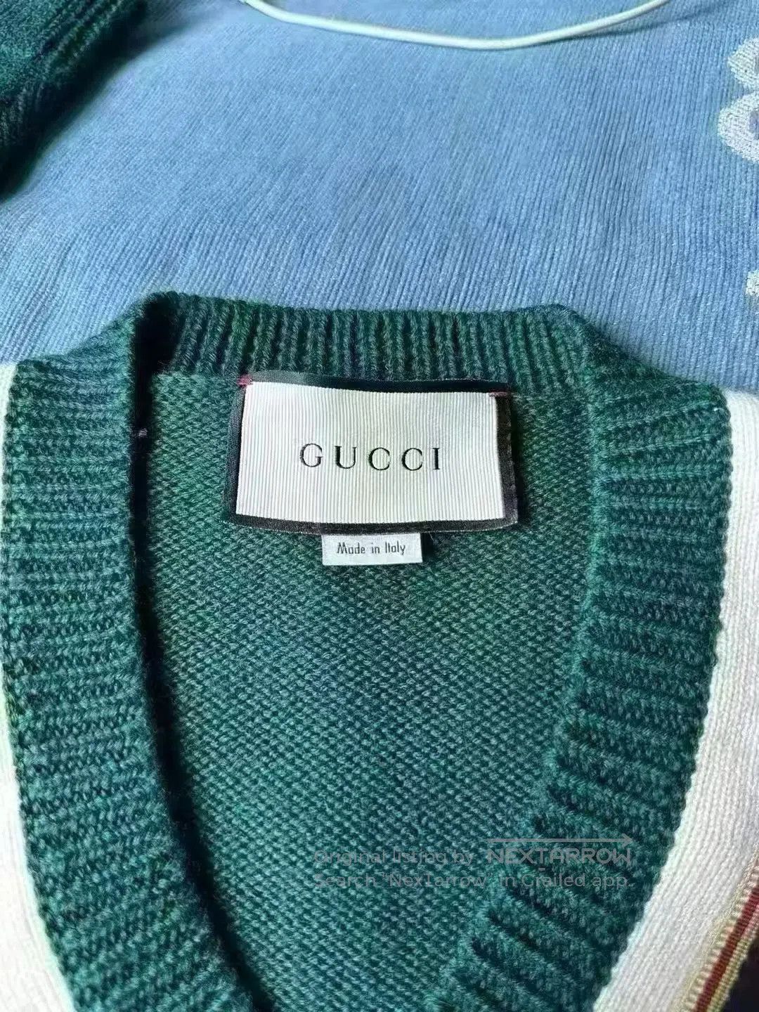 Gucci Guicci College Knit Sweater| Size US XS / EU 42 / 0 - 2 Thumbnail