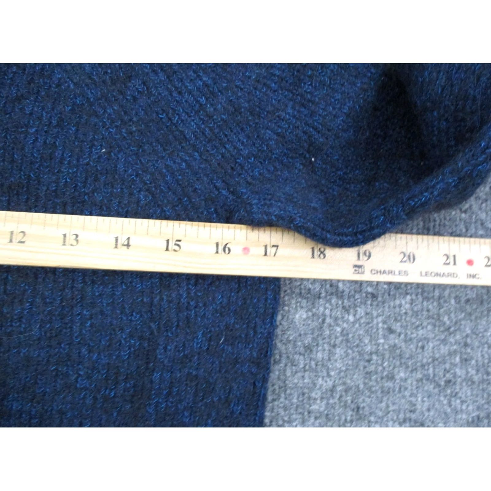 Cos COS Sweater Womens XS Navy Blue Alpaca Wool Relaxed Lightweight Crew Neck Pullover Knit Shirt Womens XS Navy Blue COS Size XS / US 0-2 / IT 36-38 - 5 Thumbnail