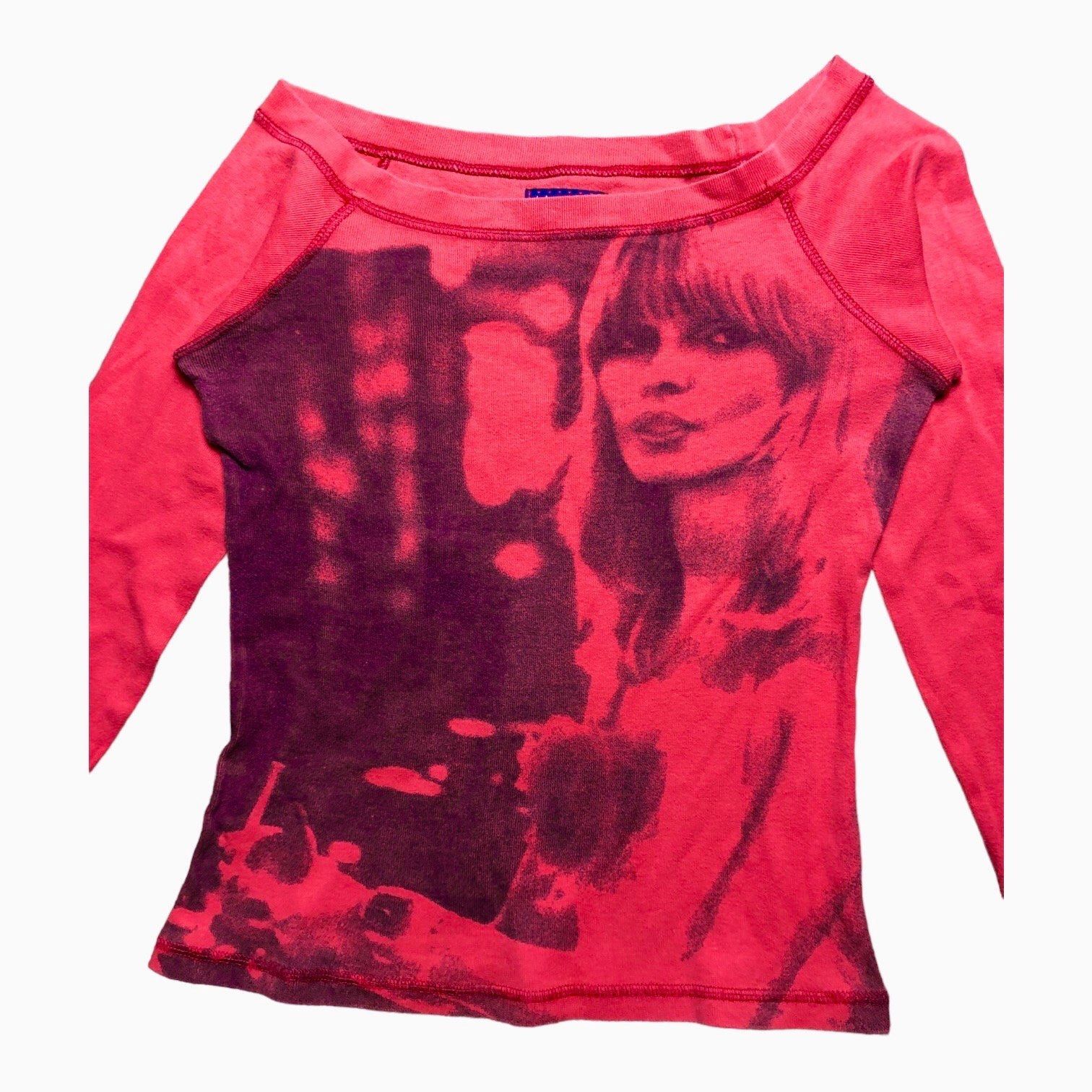 Miss Sixty The 60s Face Print Top Size ONE SIZE - 5 Thumbnail