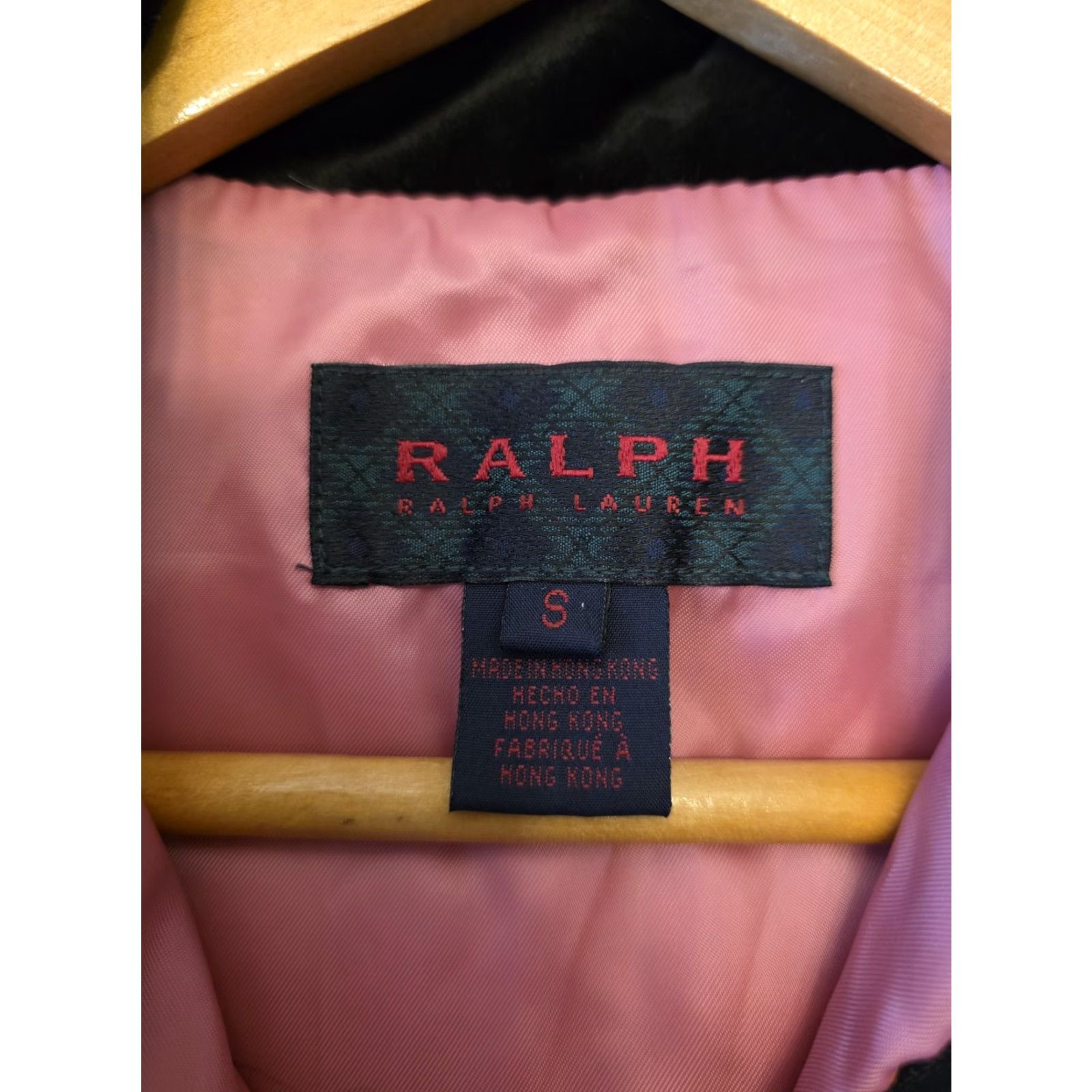 Ralph Lauren VINTAGE Ralph Lauren Vest Womens Small Black Velvet Quilted Zip Puffer Hong Kong Size S / US 4 / IT 40 - 2 Thumbnail