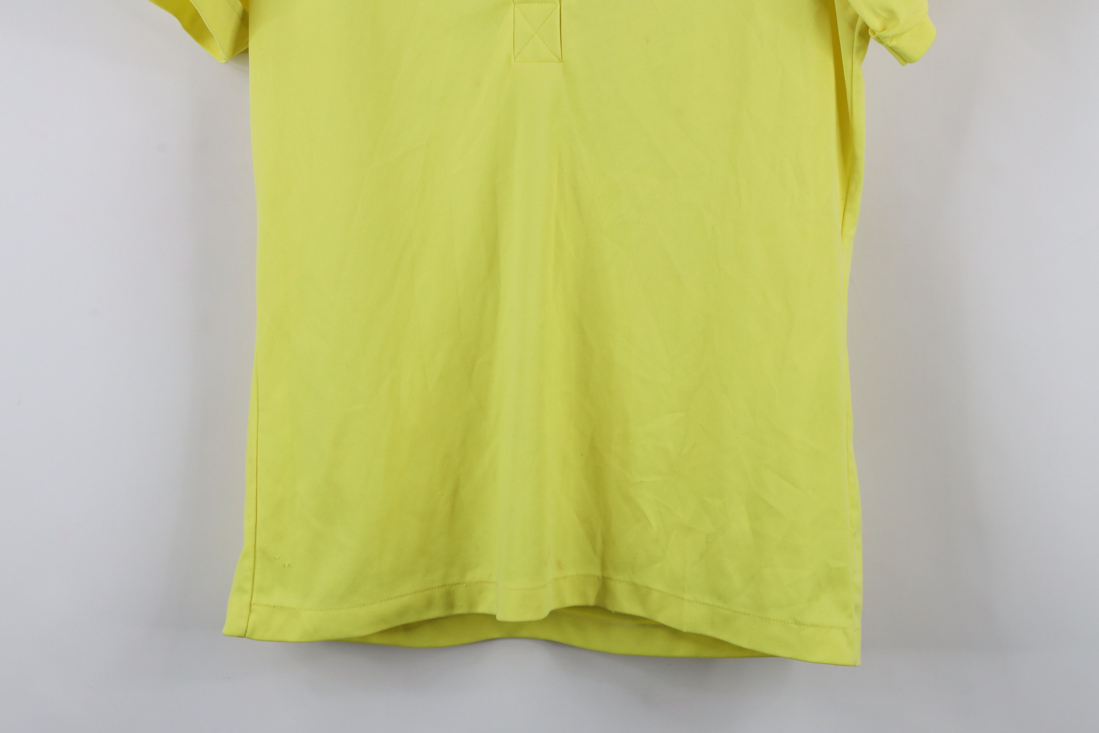 Vintage Vintage 70s Streetwear Blank Collared Polo Shirt Yellow Size US L / EU 52-54 / 3 - 3 Thumbnail