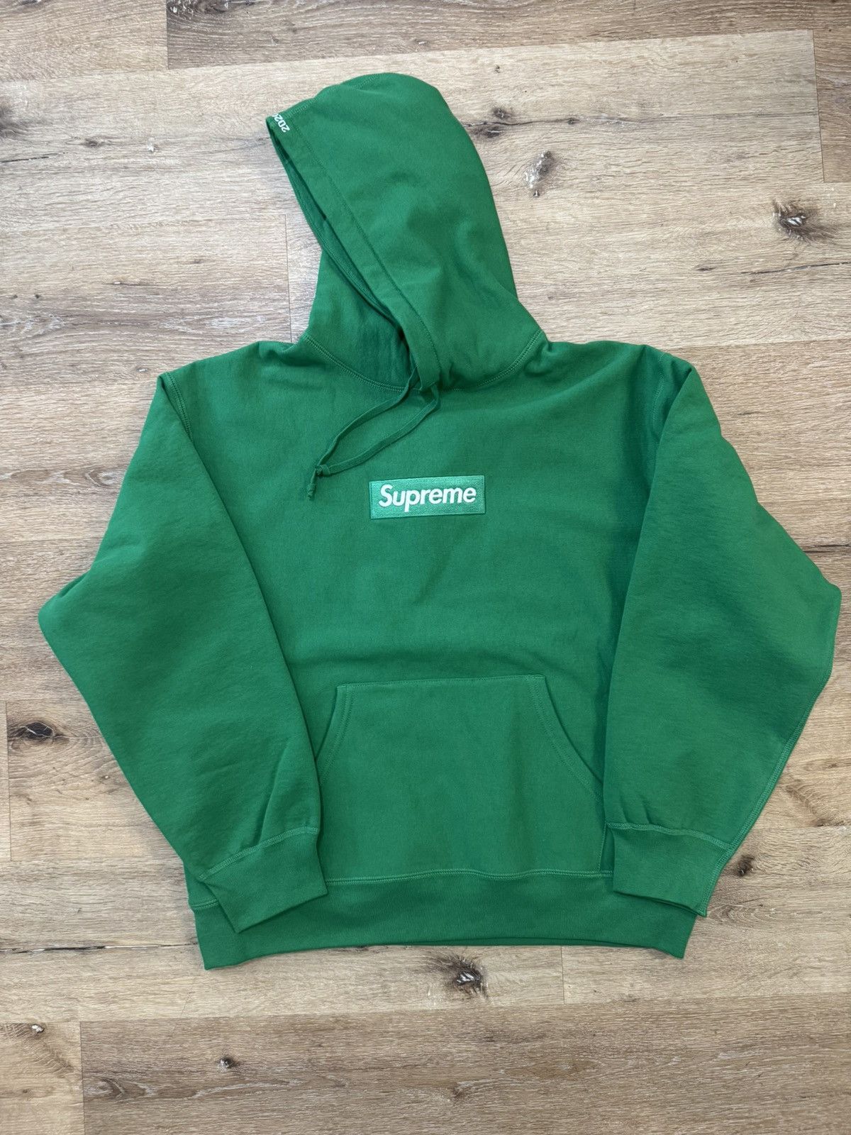 Supreme Supreme Box Logo Hooded Sweatshirt Green (FW24) | Grailed