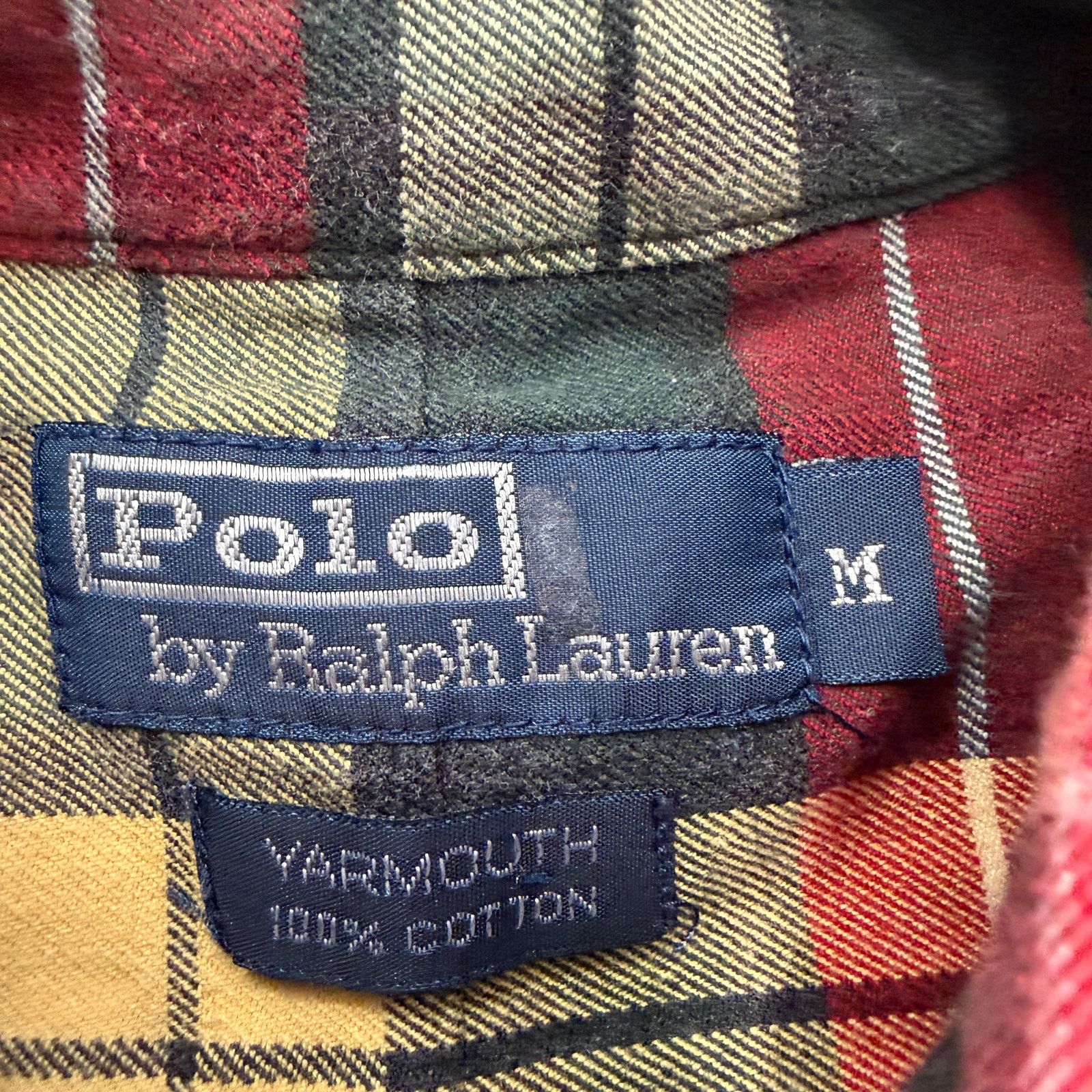 Polo Ralph Lauren Vintage Polo Ralph Lauren Yarmouth Shirt Medium Flannel Size US M / EU 48-50 / 2 - 4 Thumbnail