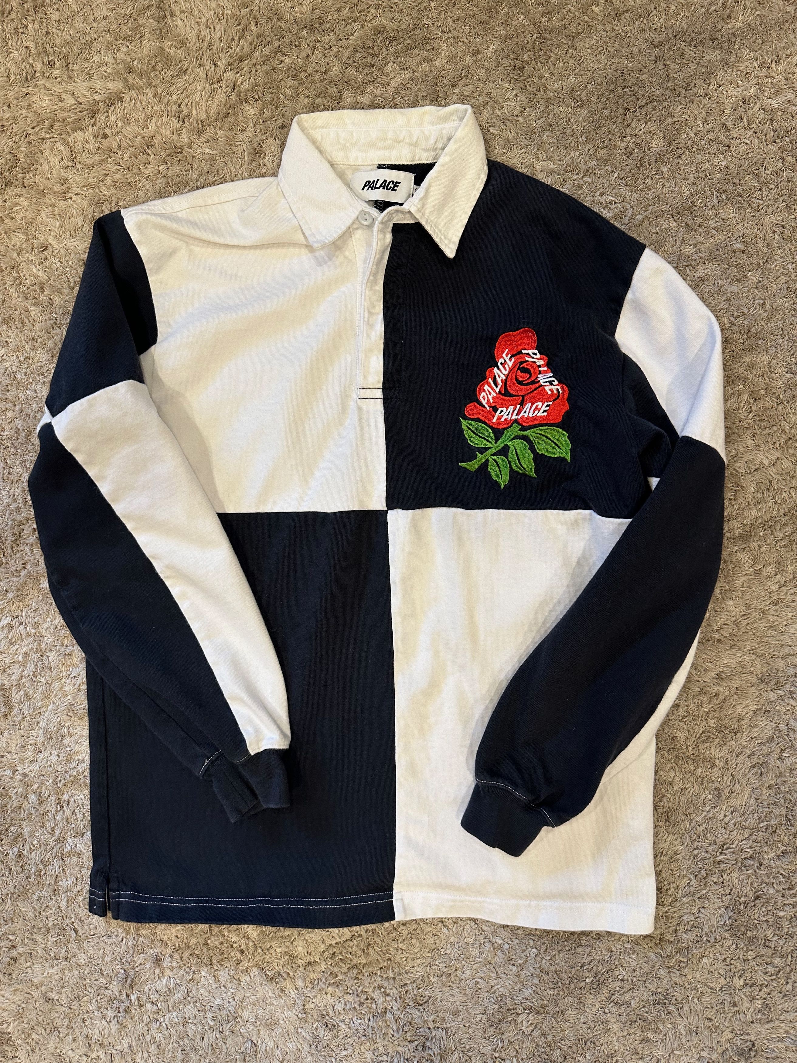 image of Palace Rugger Bugger Rugby White, Men's (Size Small)