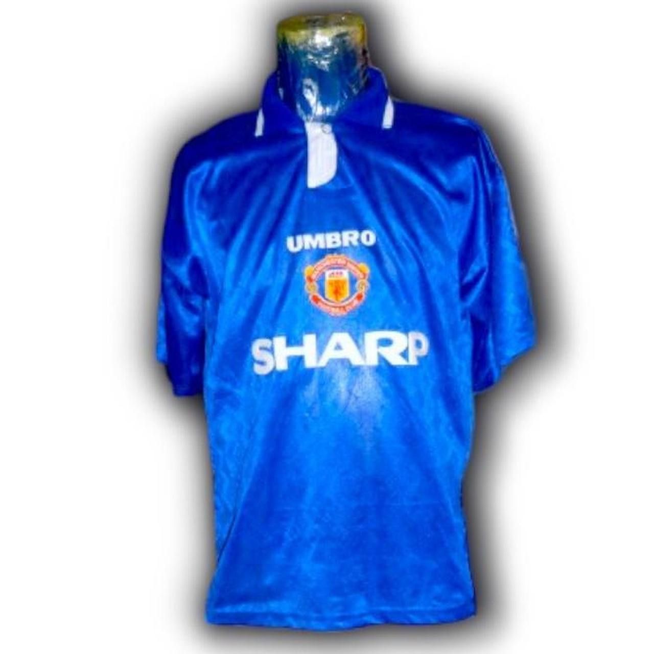 Umbro Manchester united England 1992 1994 Rare Training Shirt Size US XL / EU 56 / 4 - 1 Thumbnail