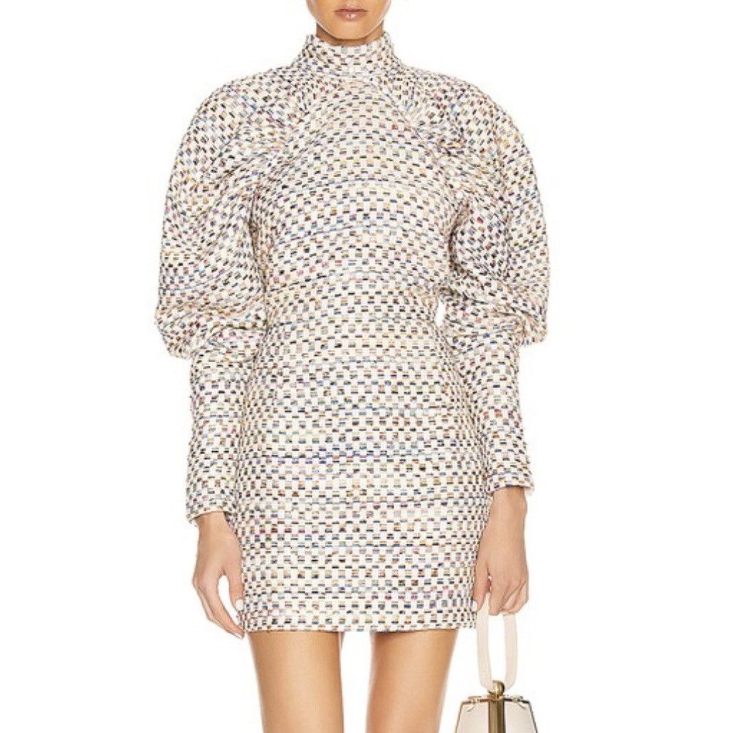 image of Rotate Birger Christensen Lisa Dress in White, Women's (Size Medium)