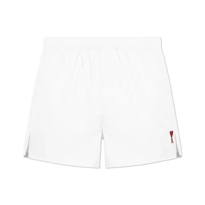 AMI AMIPARIS Logo Print White Casual Shorts -2508 Size US 30 / EU 46 - 1 Thumbnail
