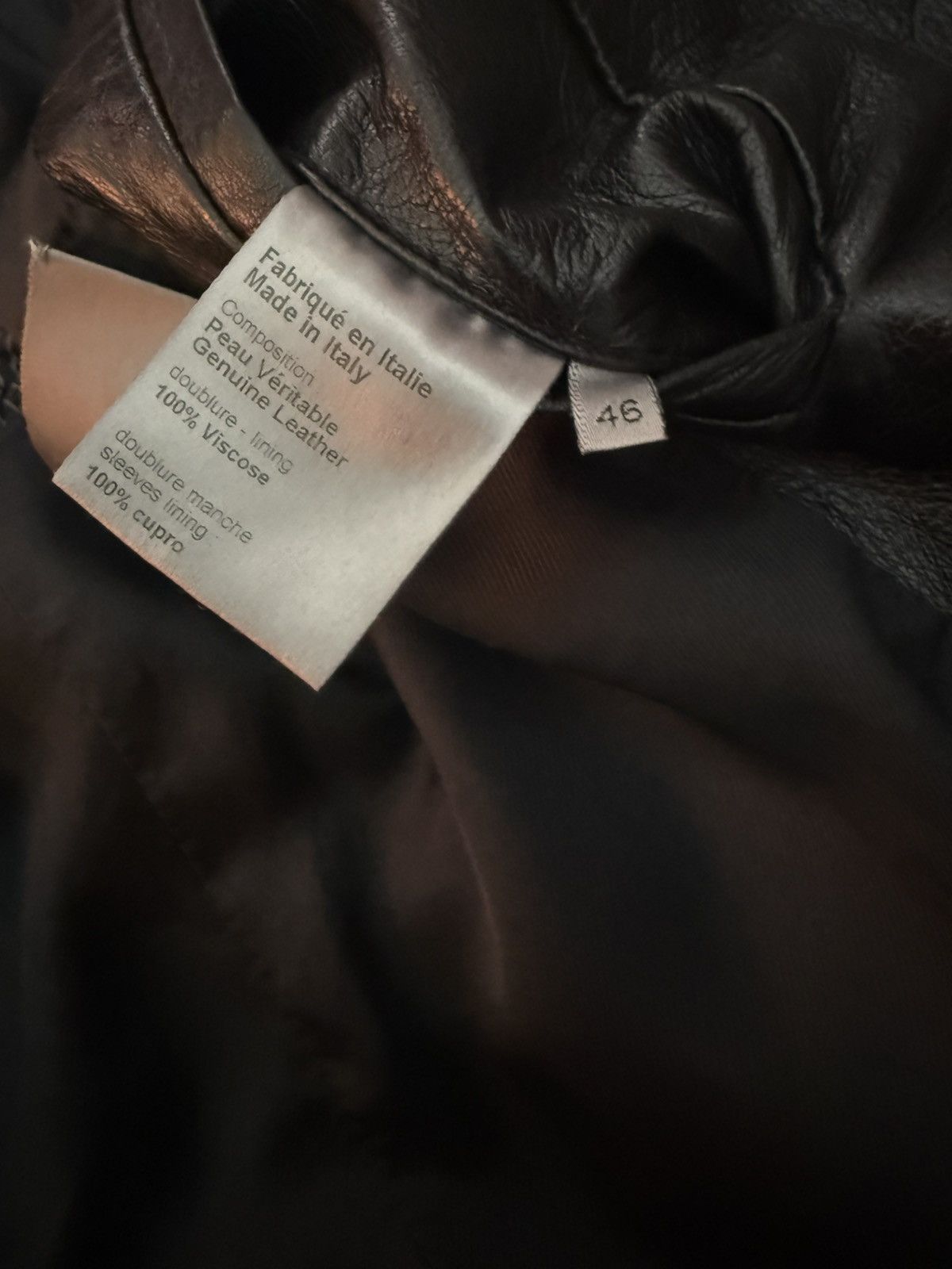 Hedi Slimane Dior Homme SS07 campaign leather jacket Size US S / EU 44-46 / 1 - 11 Thumbnail