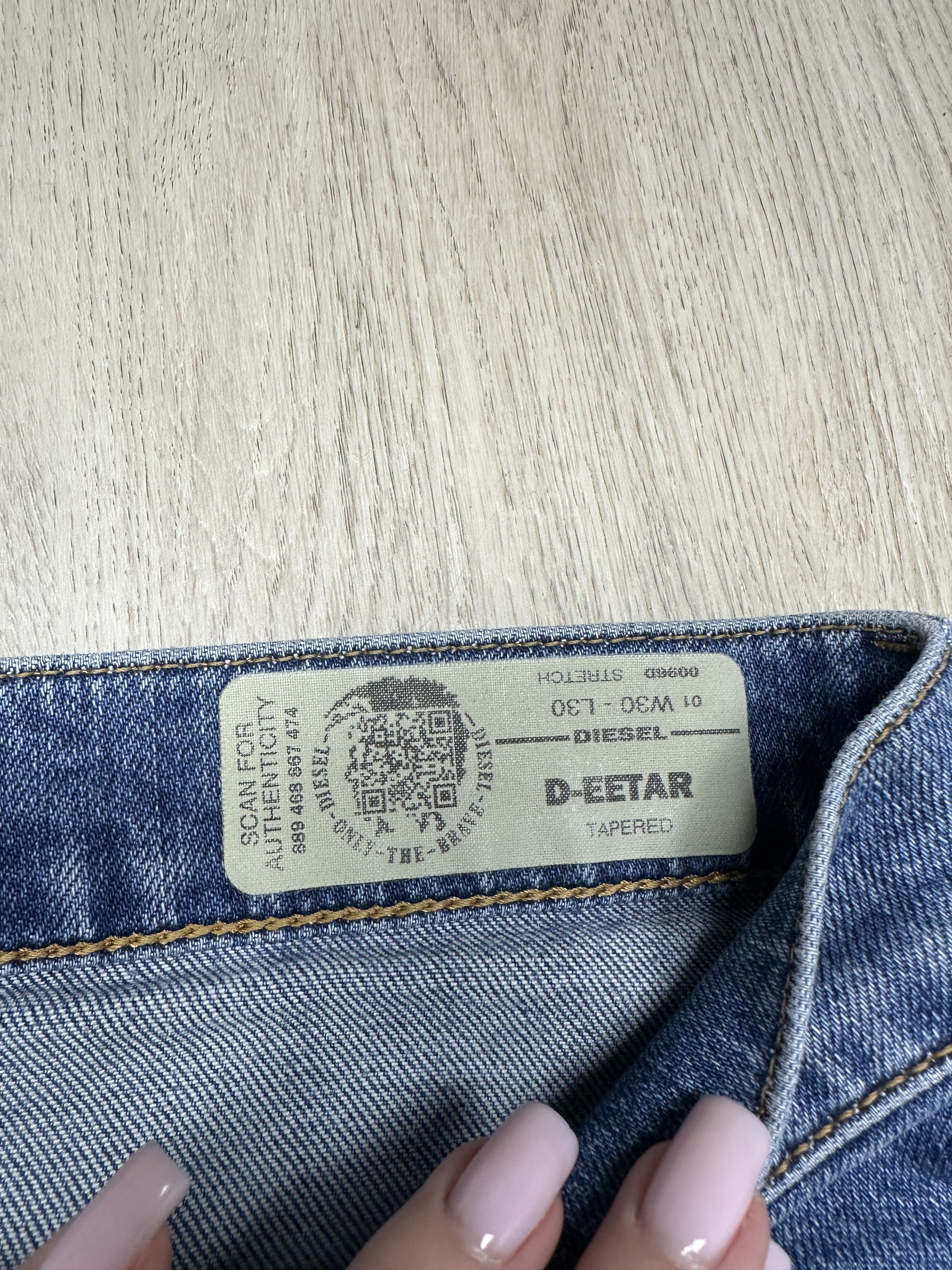Diesel Diesel D-Eetar Mens Denim Pants Jeans Size US 30 / EU 46 - 4 Thumbnail