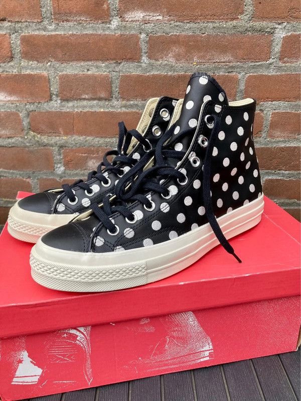 Converse all star hi chucks 1970 polka dots 9 42.5 new ds Size US 9 / EU 42 - 1 Thumbnail