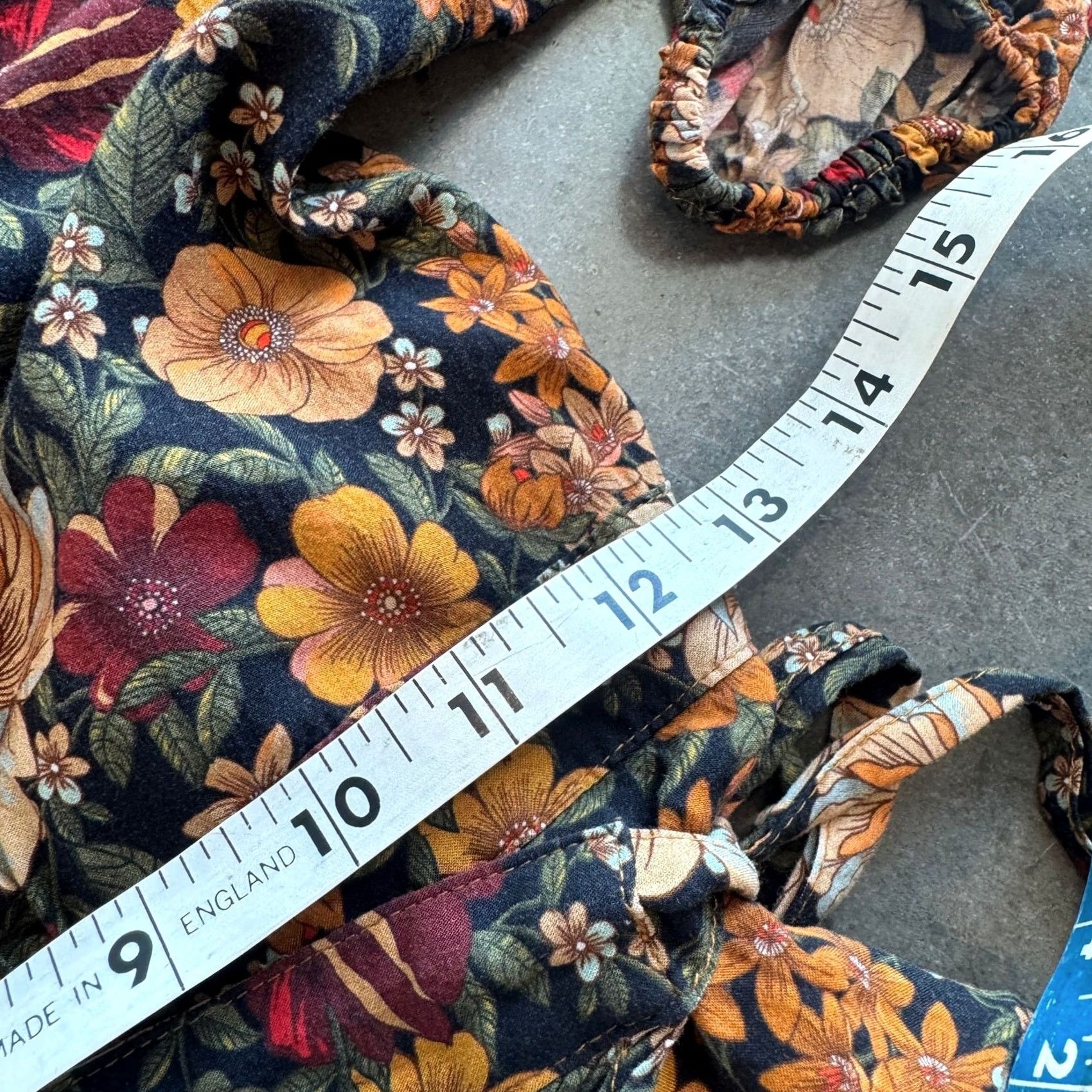 Farm Rio VINTAGE Farm Rio Madrid Floral Brown Wrap Maxi Dress Petite Size S Women's Y2K Size S / US 4 / IT 40 - 6 Thumbnail