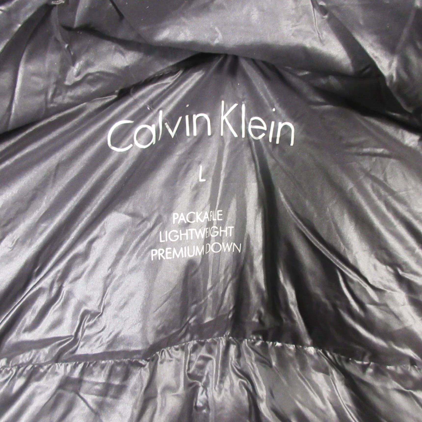 Calvin Klein Calvin Klein Down Puffer Jacket Women's L Black Full Zip High Neck Ultralight Jacket Size L / US 10 / IT 46 - 5 Thumbnail