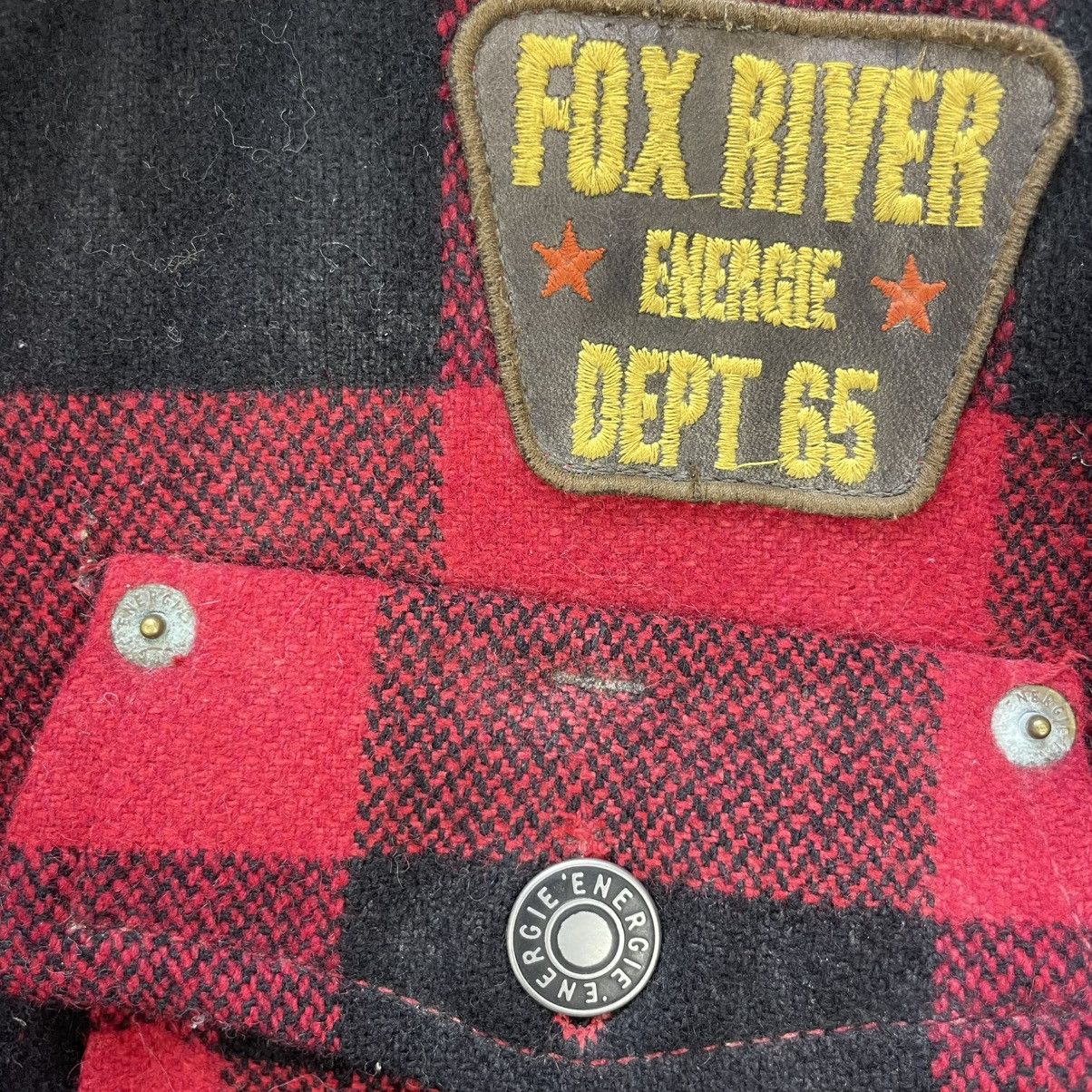 Energie × Le Grande Bleu (L.G.B.) × Sixty 💥Energie Gold X Sixty Fox River Pacth Plaid Shearling Size US L / EU 52-54 / 3 - 8 Thumbnail