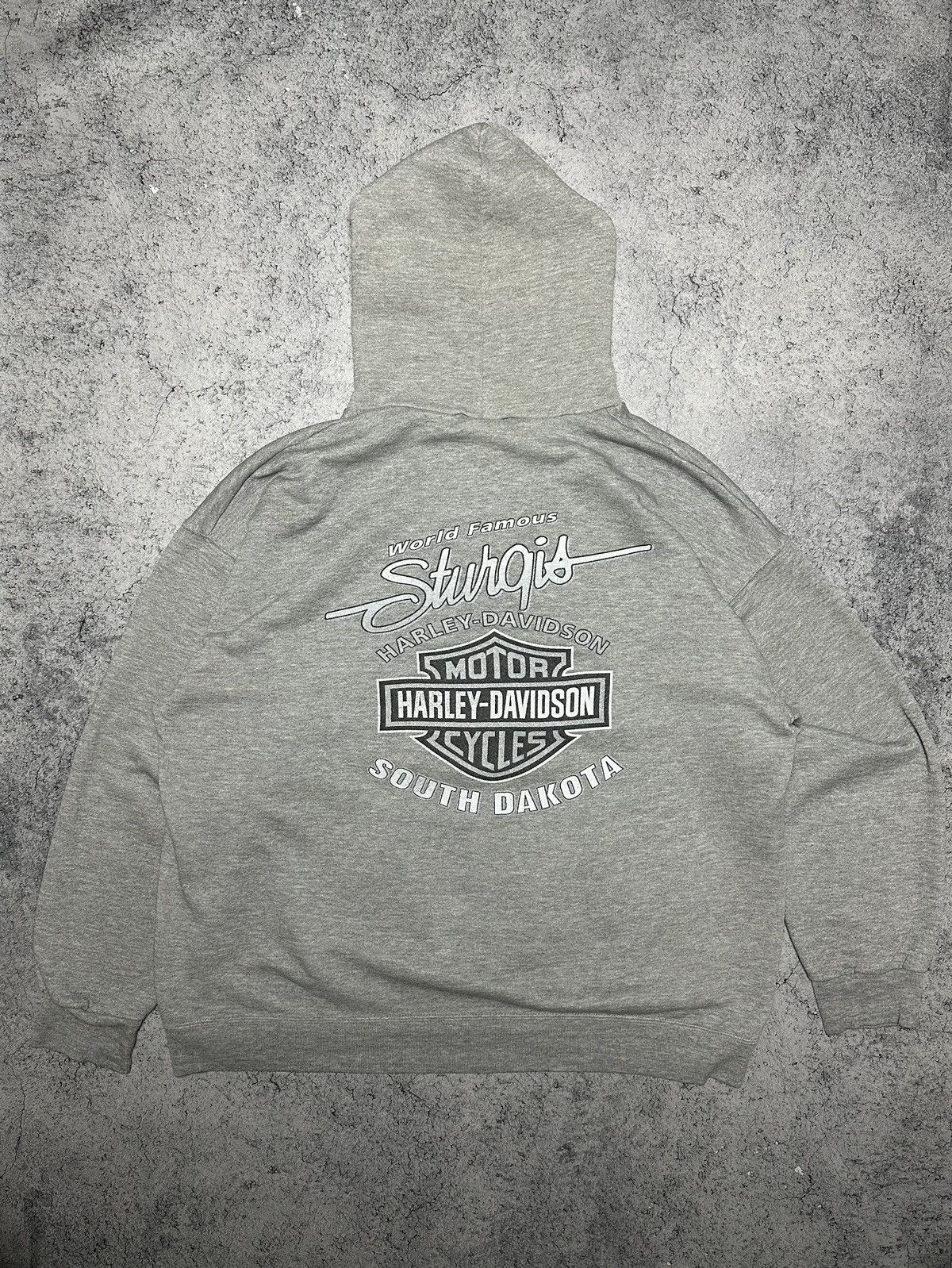 Vintage Vintage Harley Davidson South Dakota Hoodie Size US XL / EU 56 / 4 - 2 Thumbnail