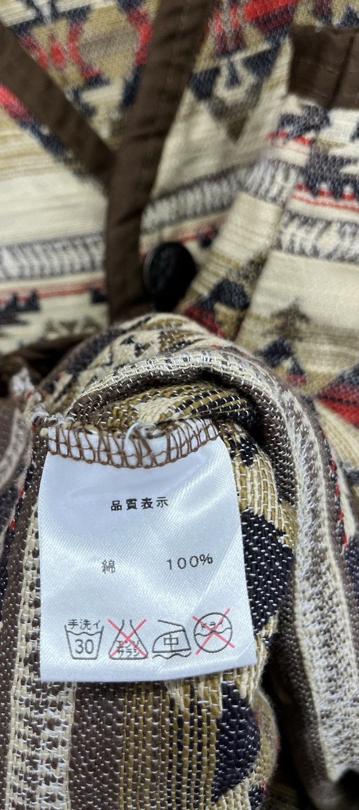Japanese Brand Vintage Indian Motorcycle Navajo Vest Size L / US 10 / IT 46 - 5 Thumbnail