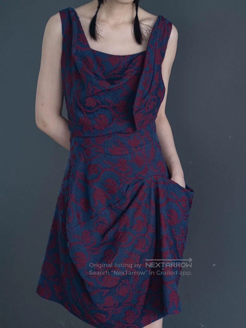 Vivienne Westwood Vivienne Westwood Classical patterned asymmetrical dress Size M / US 6-8 / IT 42-44 - 1 Thumbnail