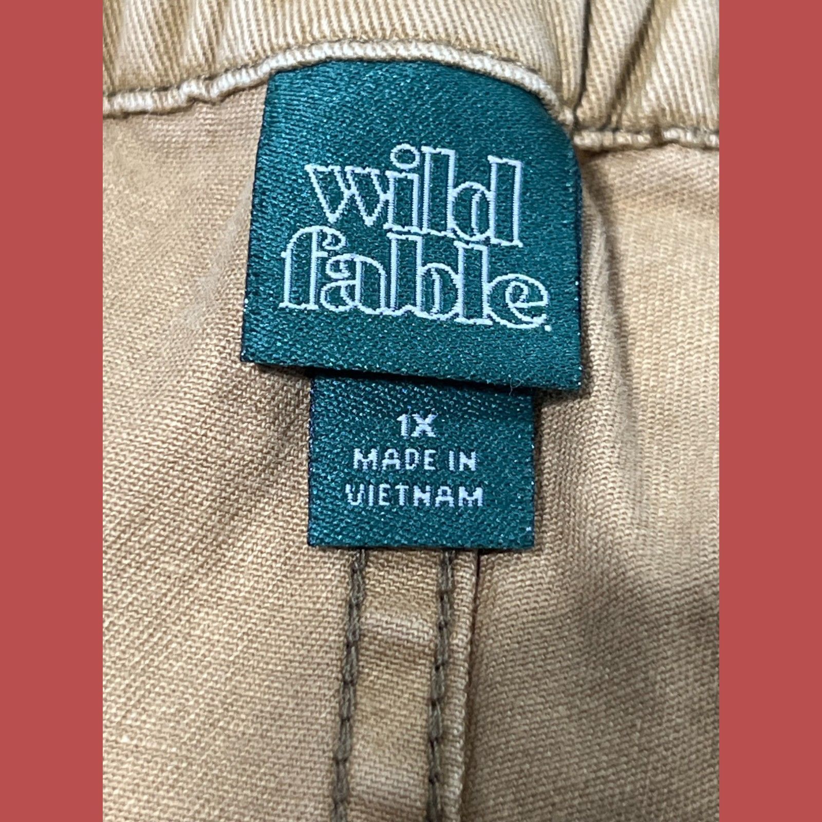 Other Wild Fable - Women's High-Rise Cargo Pants - Light Brown - 1 Size 40" / US 18 - 10 Thumbnail
