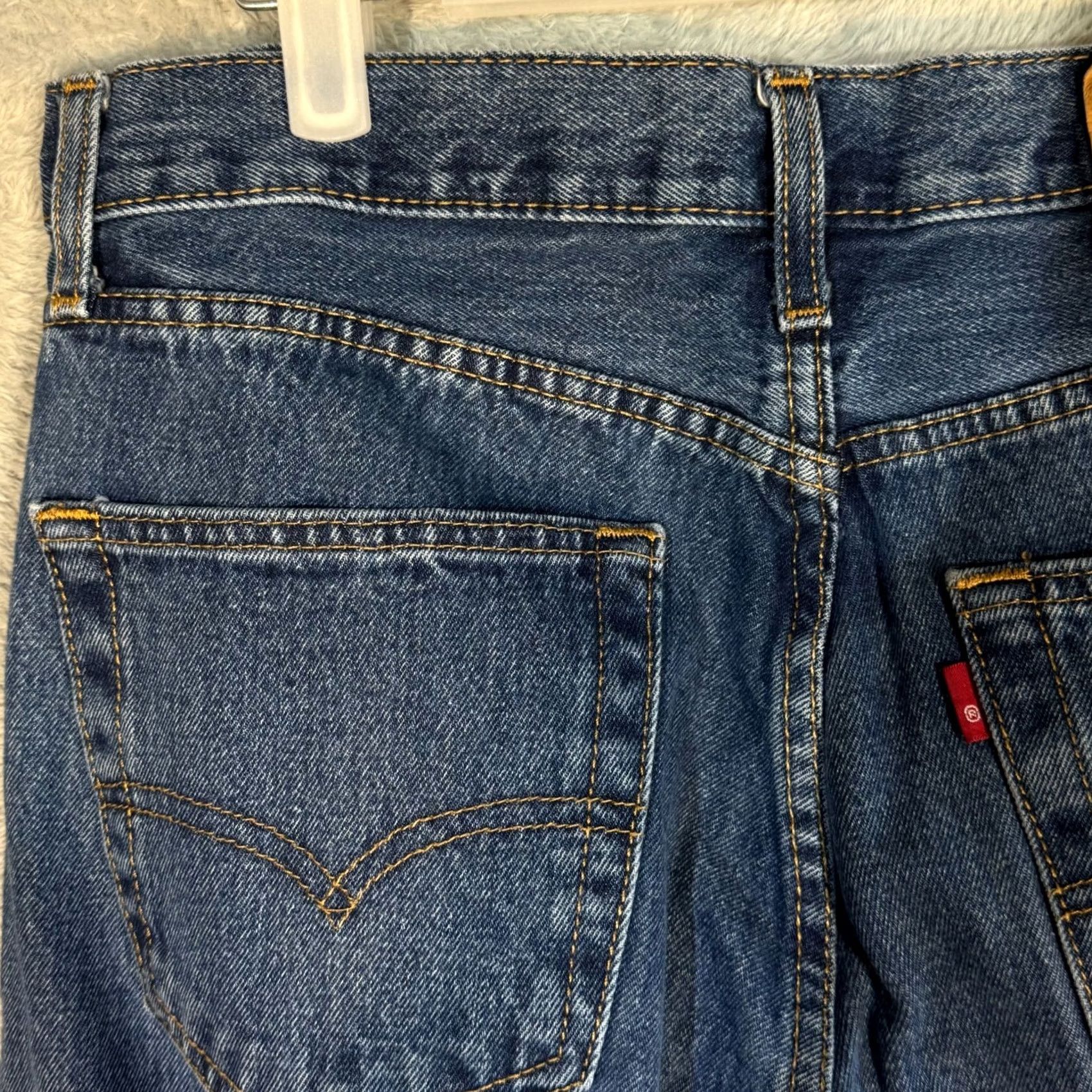 Levi's Levi’s 505 Men’s Jeans 32x34 Blue Denim Stretch Mid-Rise Straight Leg Jeans Shirt? Size US 32 / EU 48 - 6 Thumbnail