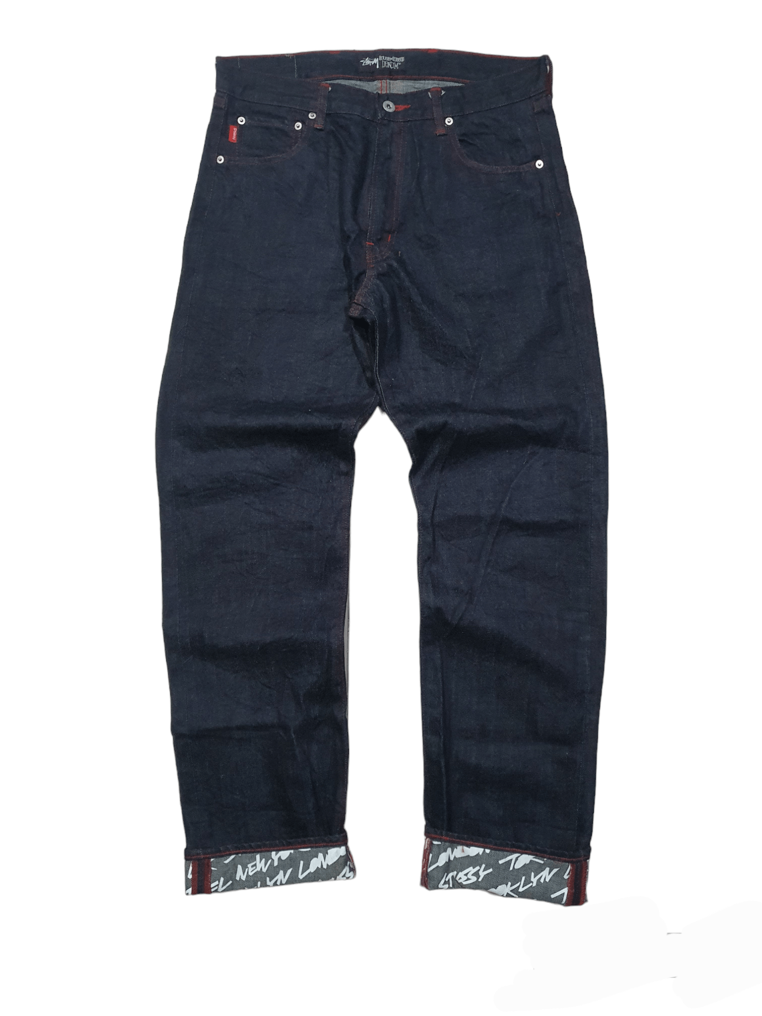 Rare!🔥 Vintage Stussy × Futura Laboratories Denim Jeans
