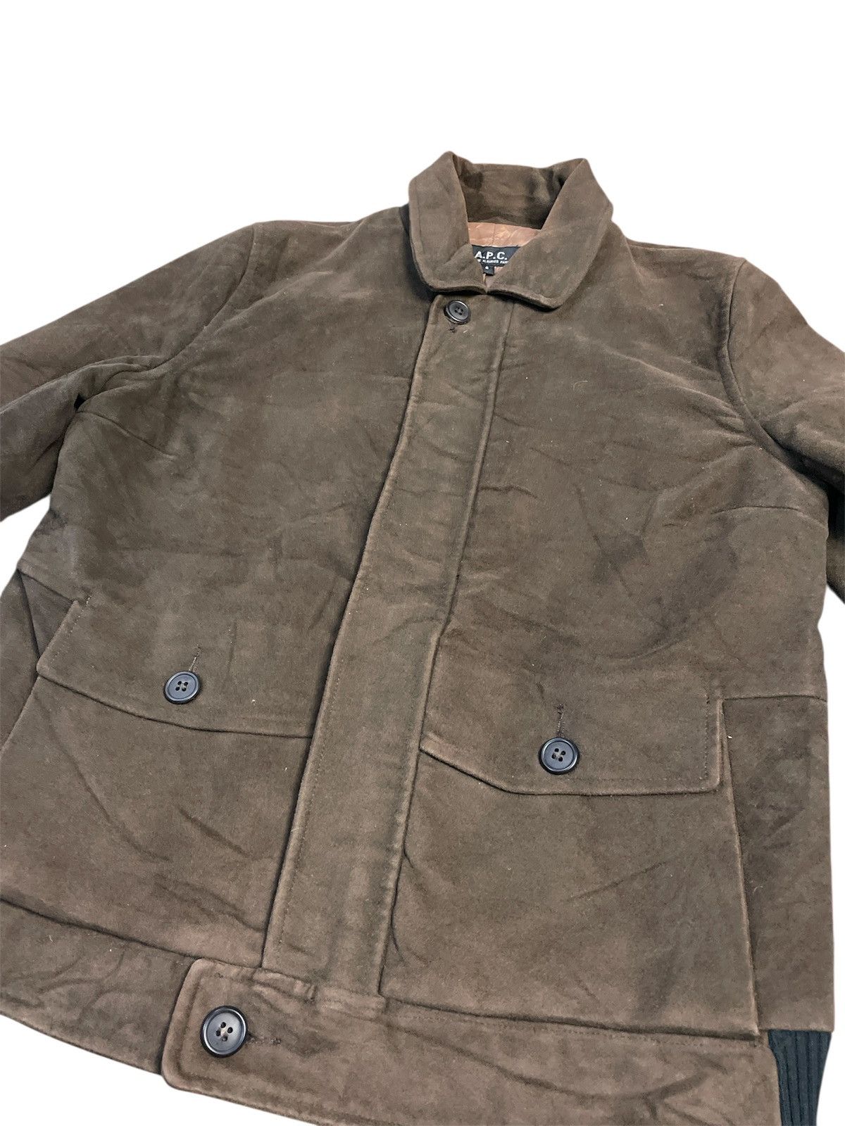 A.P.C. A.P.C Suede Jacket Size US S / EU 44-46 / 1 - 2 Thumbnail