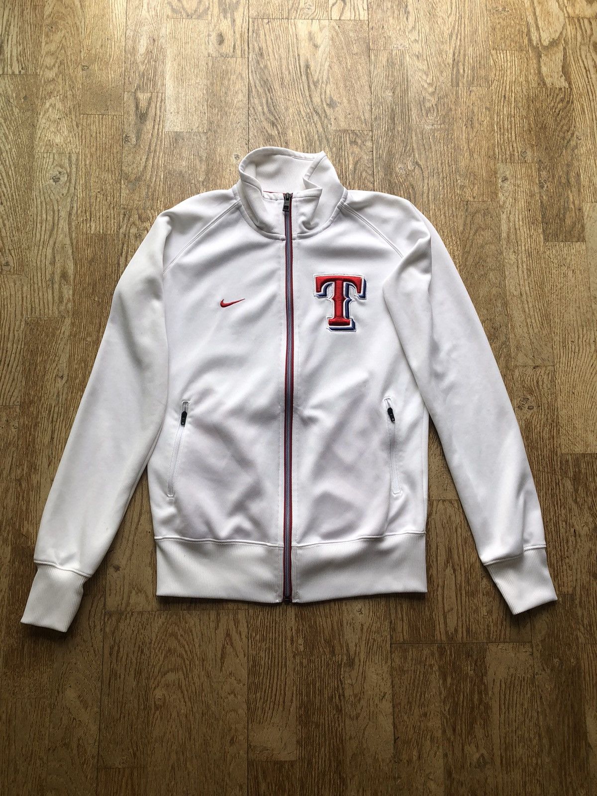 MLB × Nike RARE VINTAGE NIKE TEXAS RANGERS MLB BASEBALL ZIP SWEATSHIRT Size US S / EU 44-46 / 1 - 1 Thumbnail
