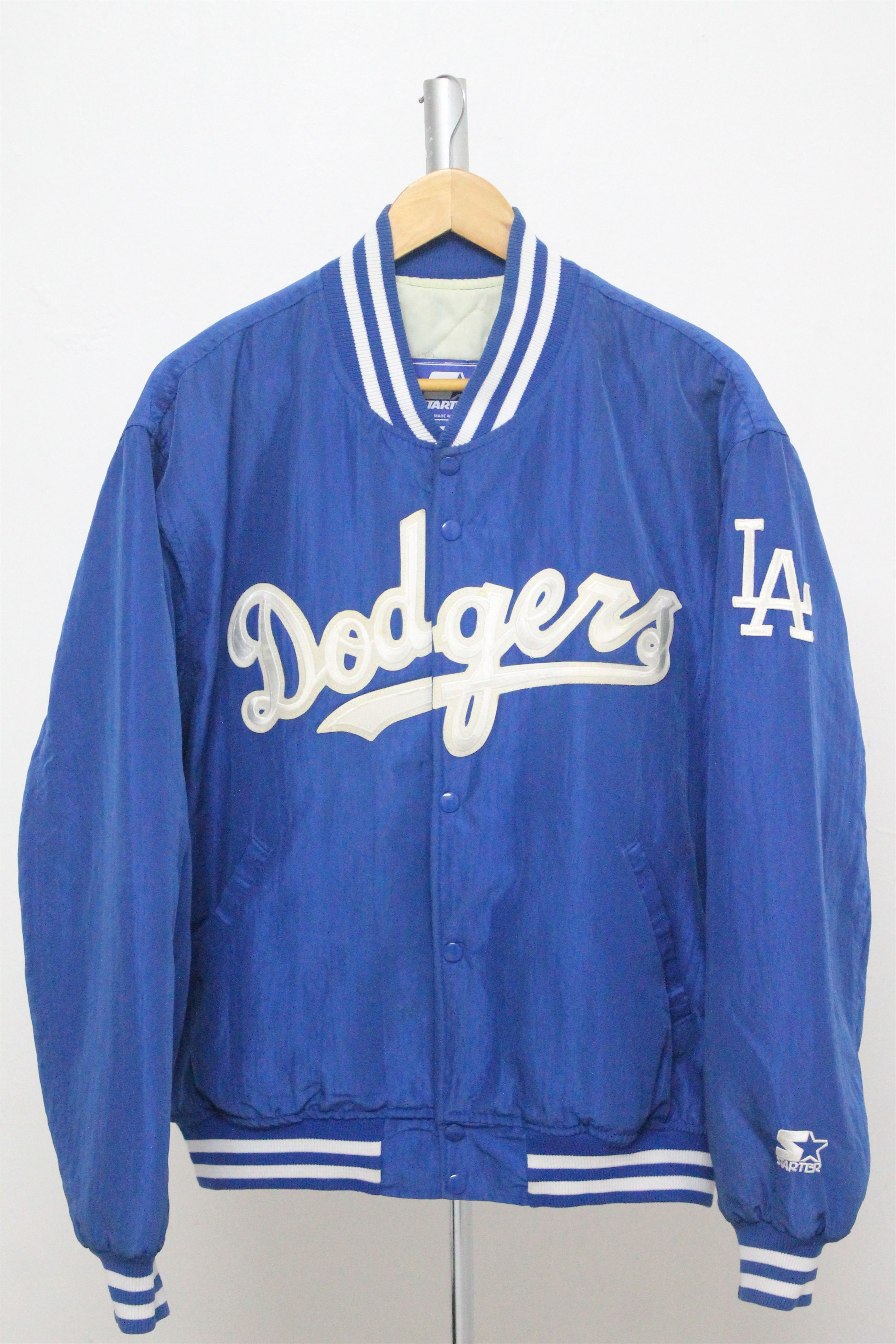 MLB Vintage LA DODGERS Varsity Jacket Made in USA. Size US L / EU 52-54 / 3 - 1 Thumbnail