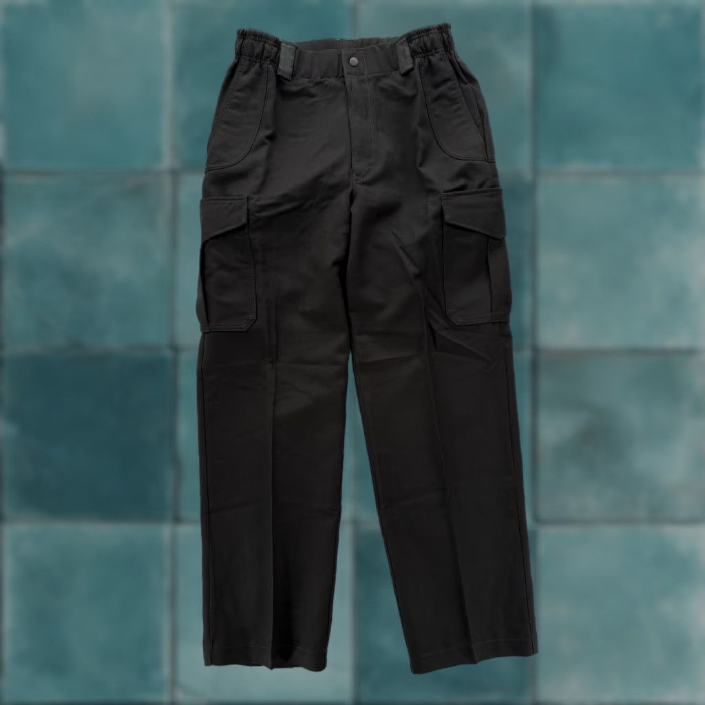 Vintage Bratwear Cargo Pants Mens 30x31 Black Tactical Uniform Elastic Waist Utility Workwear Pants Mens Black Size US 30 / EU 46 - 1 Thumbnail