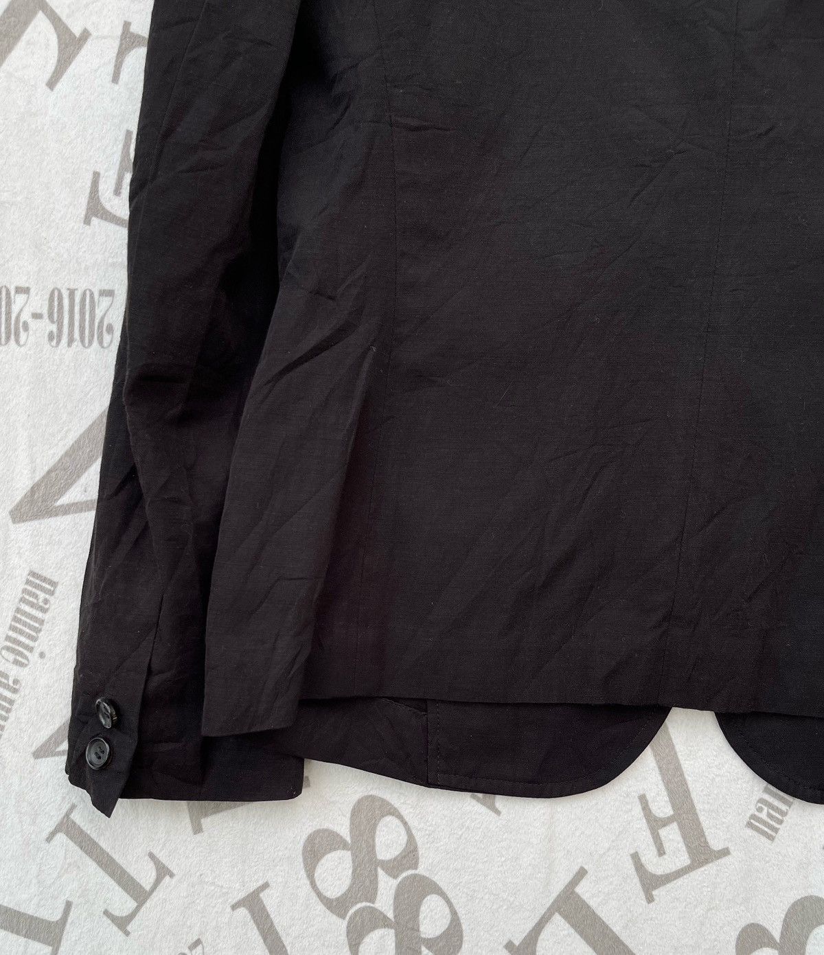 Yohji Yamamoto 🔥S/S 2004 Y's by Yohji Yamamoto Tailored Black Blazer Jacket Size S / US 4 / IT 40 - 12 Thumbnail