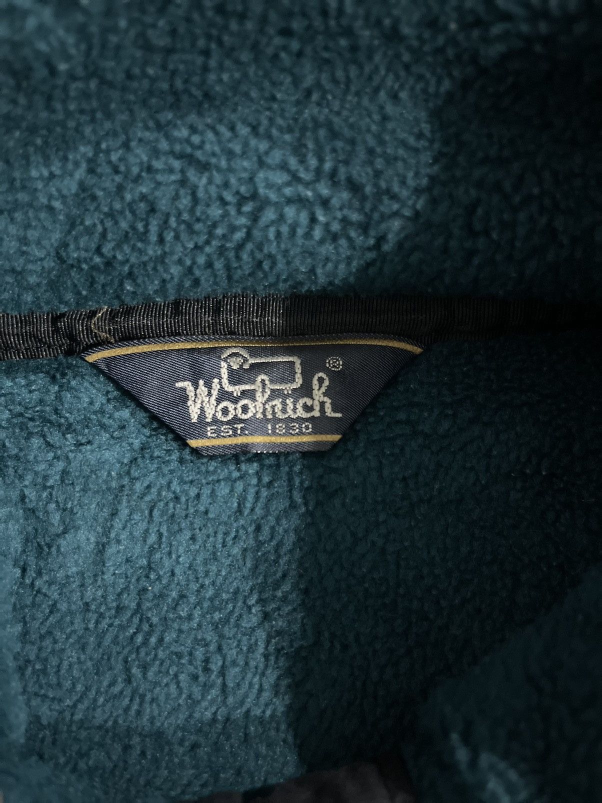 Vintage × Woolrich Woolen Mills Vintage Woolrich Half Button Fleece Jacket Size US XL / EU 56 / 4 - 11 Thumbnail