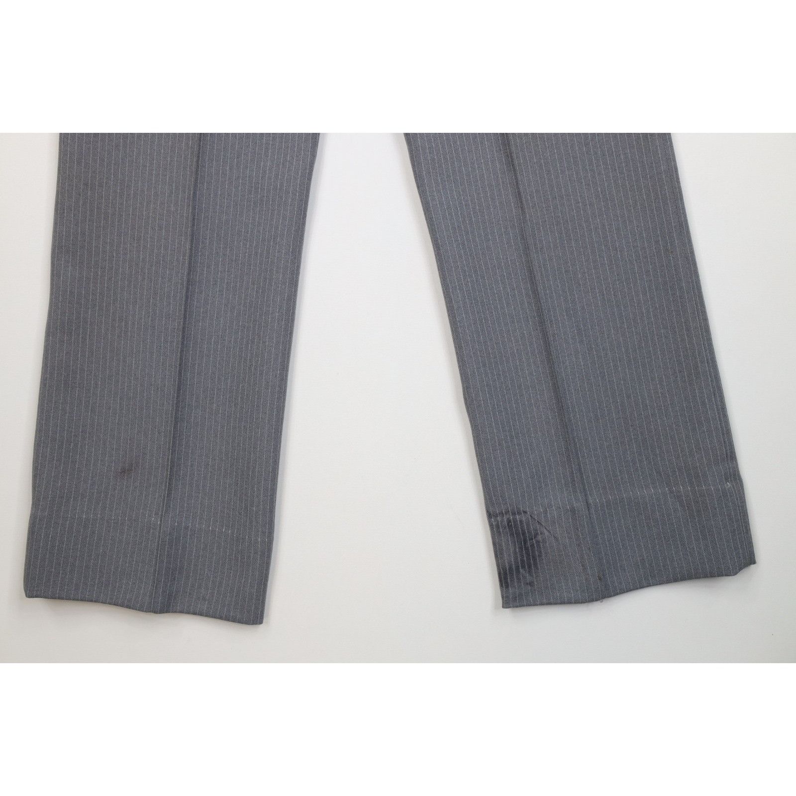 Vintage Vintage 70s Streetwear 2 Piece Knit Suit Wedding Gray Size 38R - 22 Thumbnail