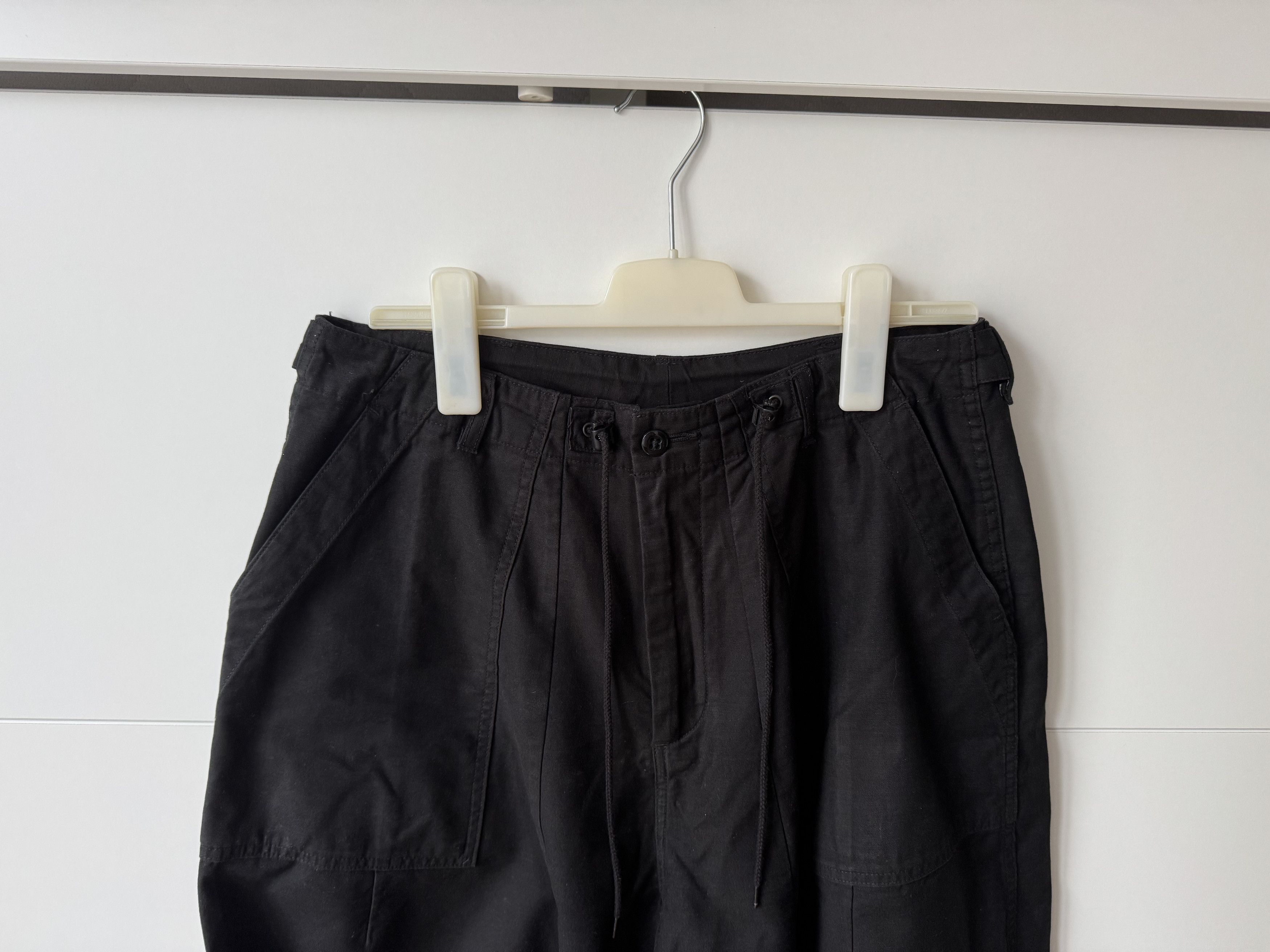 Needles [M] H.D. Pant Fatigue in Black (SS23) Size US 30 / EU 46 - 2 Thumbnail