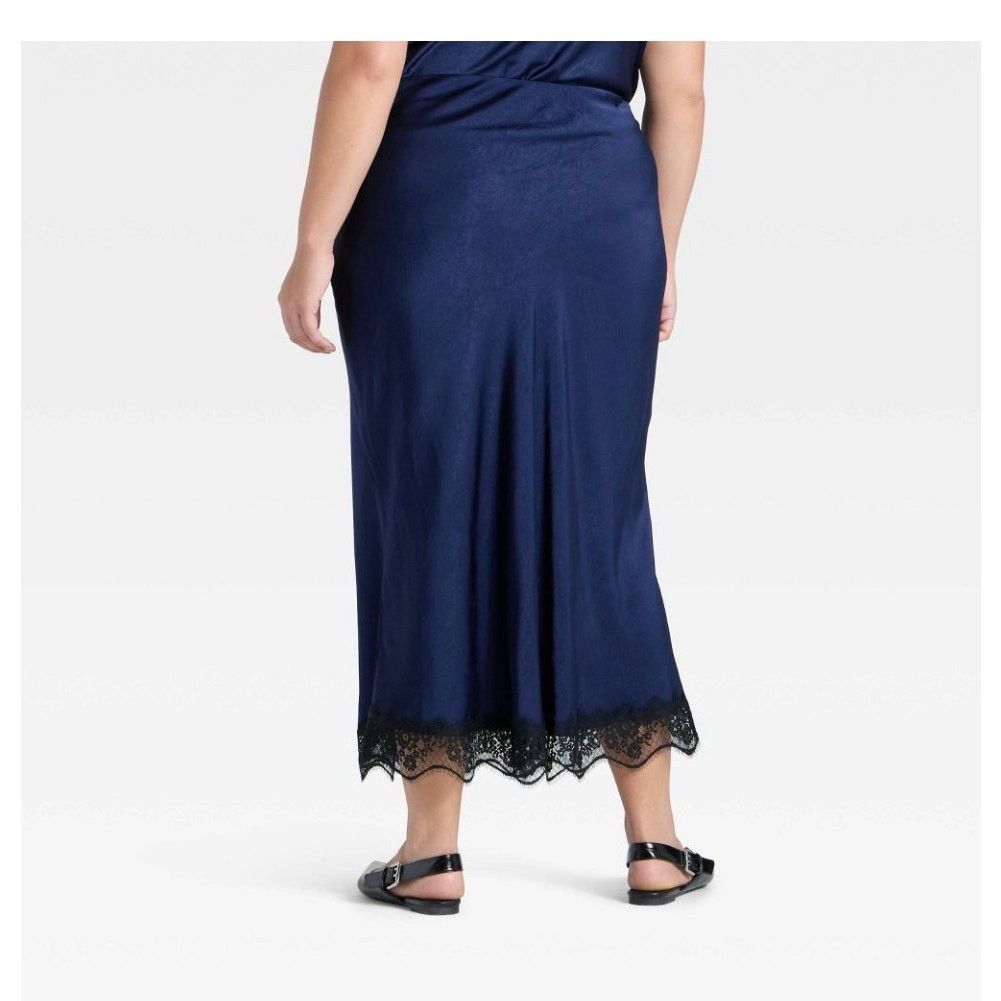 The Unbranded Brand Women's Lace Trim Midi Skirt - A New Day Size XS Size 26" / US 2 / IT 38 - 3 Thumbnail