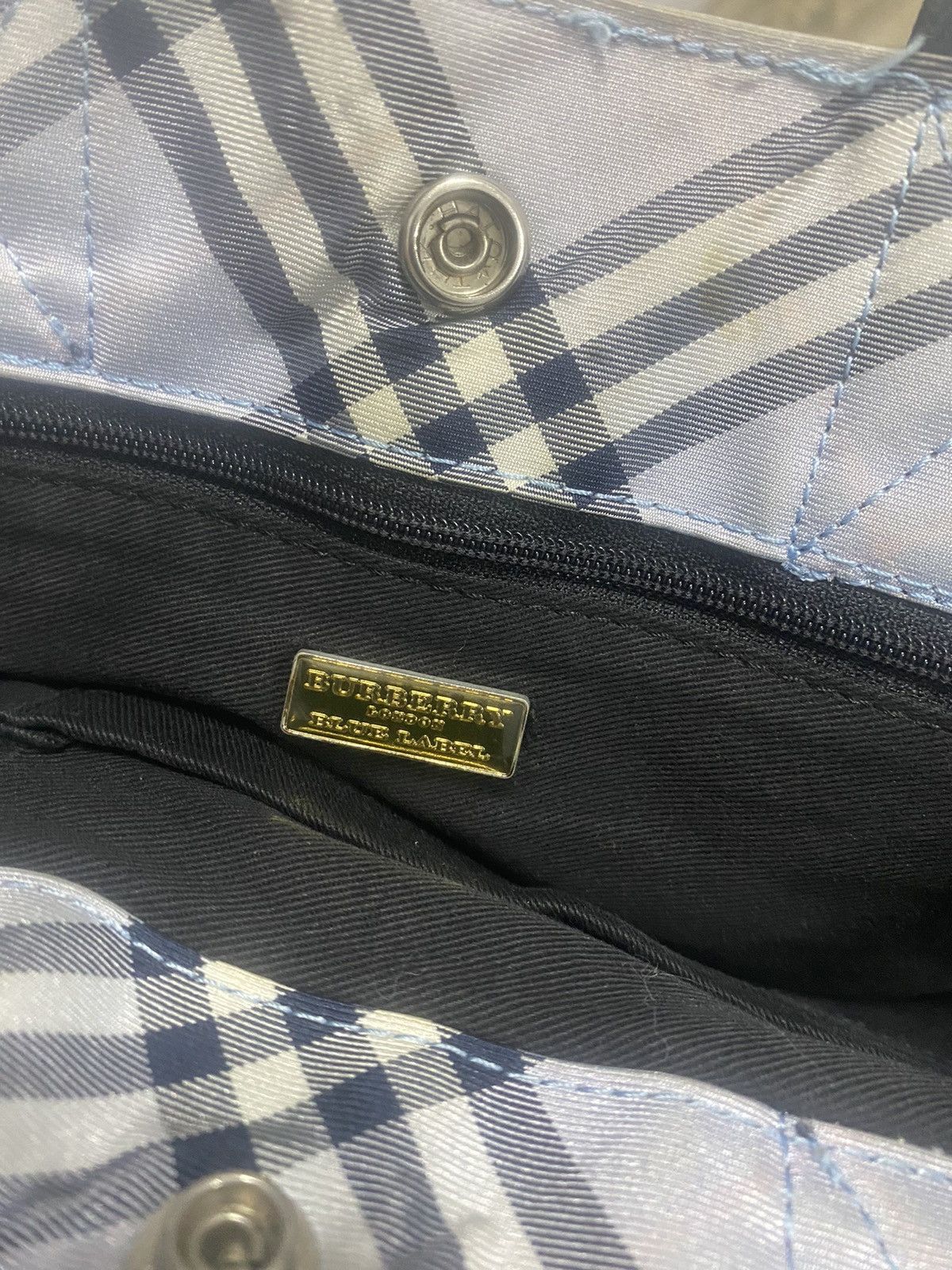 Burberry BURBERRY BLUE LABEL NOVA CHECK TOTE BAG Size ONE SIZE - 3 Thumbnail
