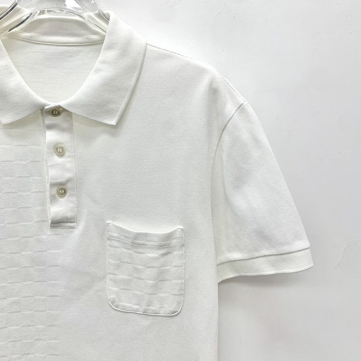 Louis Vuitton Louis Vuitton Damier Cotton Short Sleeve Polo Shirt K26WX Size S / US 4 / IT 40 - 3 Thumbnail