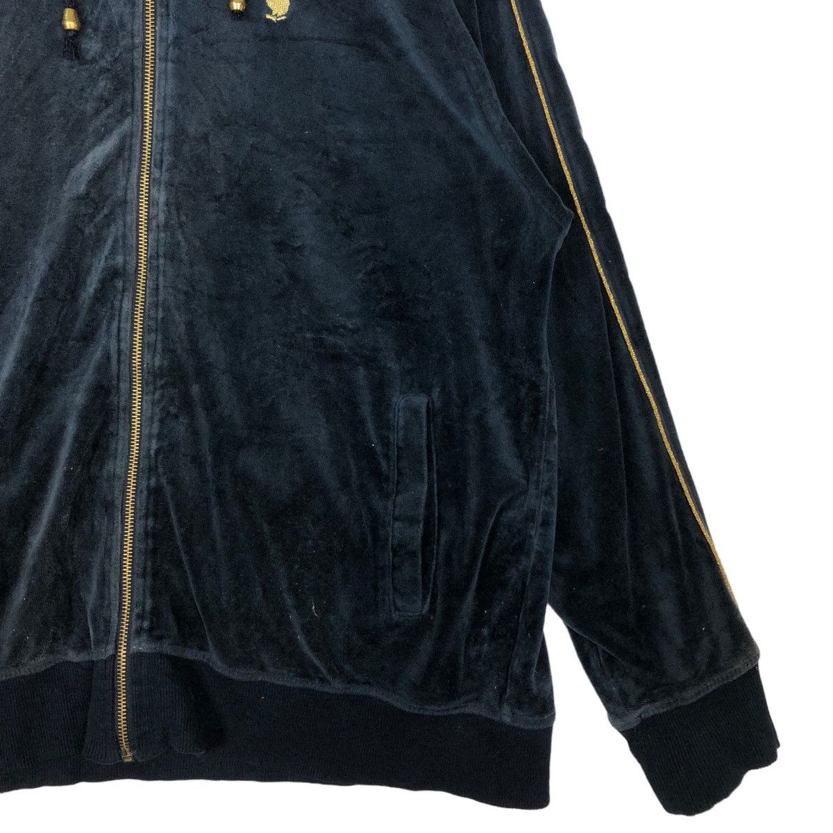 Japanese Brand 🔥Vtg Velvet Jacket Playboy Side Tape Design Big Logo Size US L / EU 52-54 / 3 - 4 Thumbnail