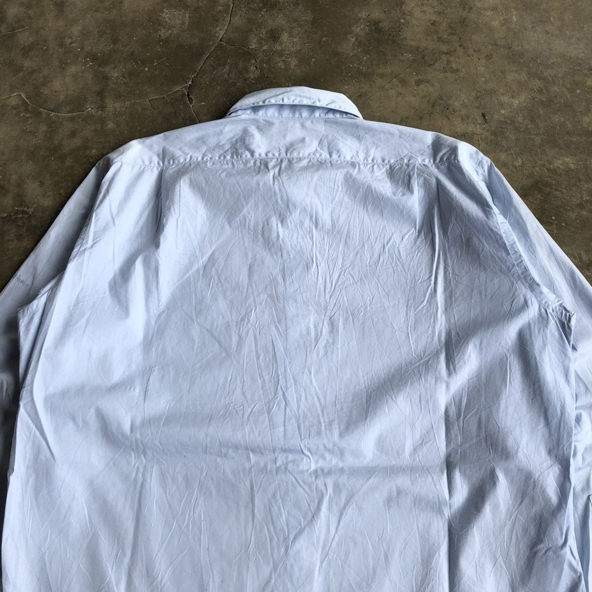 Dior 1990s Christian Dior Monsieur Signature Shirt Blue Luxury Size US XL / EU 56 / 4 - 9 Thumbnail