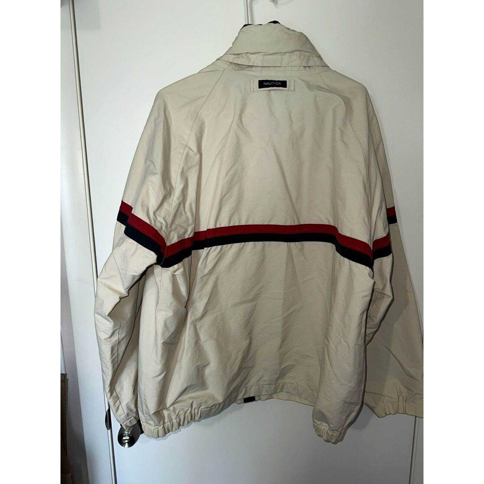 Nautica Vintage Nautica Sailing Jacket Men XL White Full Zip Size US XL / EU 56 / 4 - 6 Thumbnail