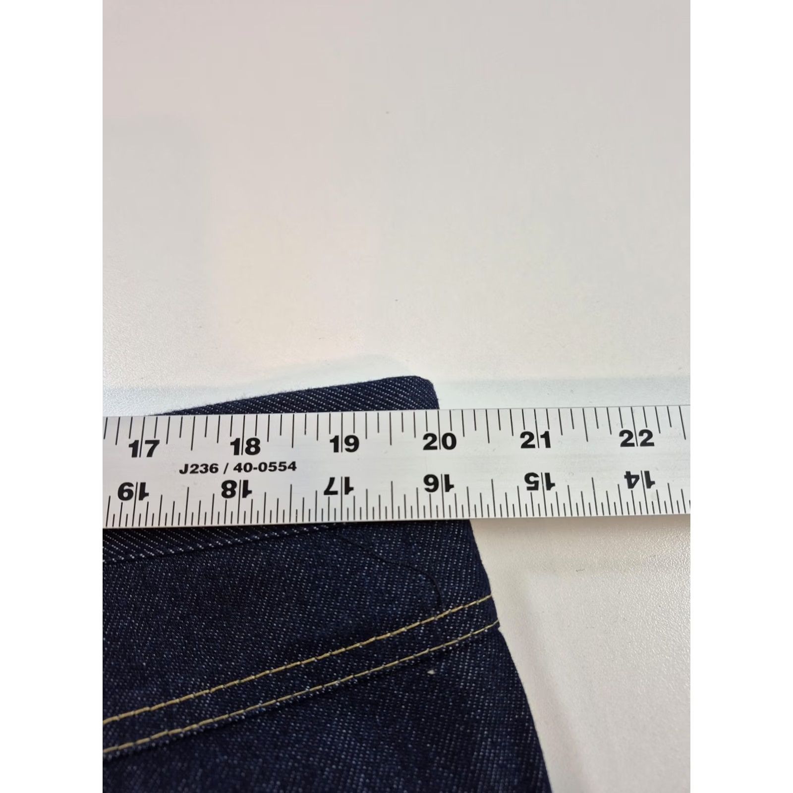 Vintage VTG Sansabelt Jeans Mens 40x37 Blue High Rise Straight Leg Denim Pants with 5-Pocket Design Jeans Size US 40 / EU 56 - 7 Thumbnail