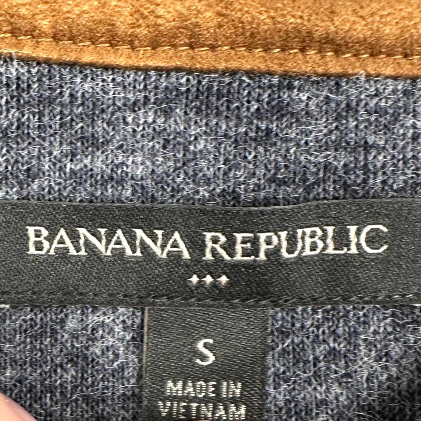 Banana Republic Banana Republic Sweater Henley Shirt Mens Small Gray Knit Lightweight Pullover Size US S / EU 44-46 / 1 - 4 Thumbnail