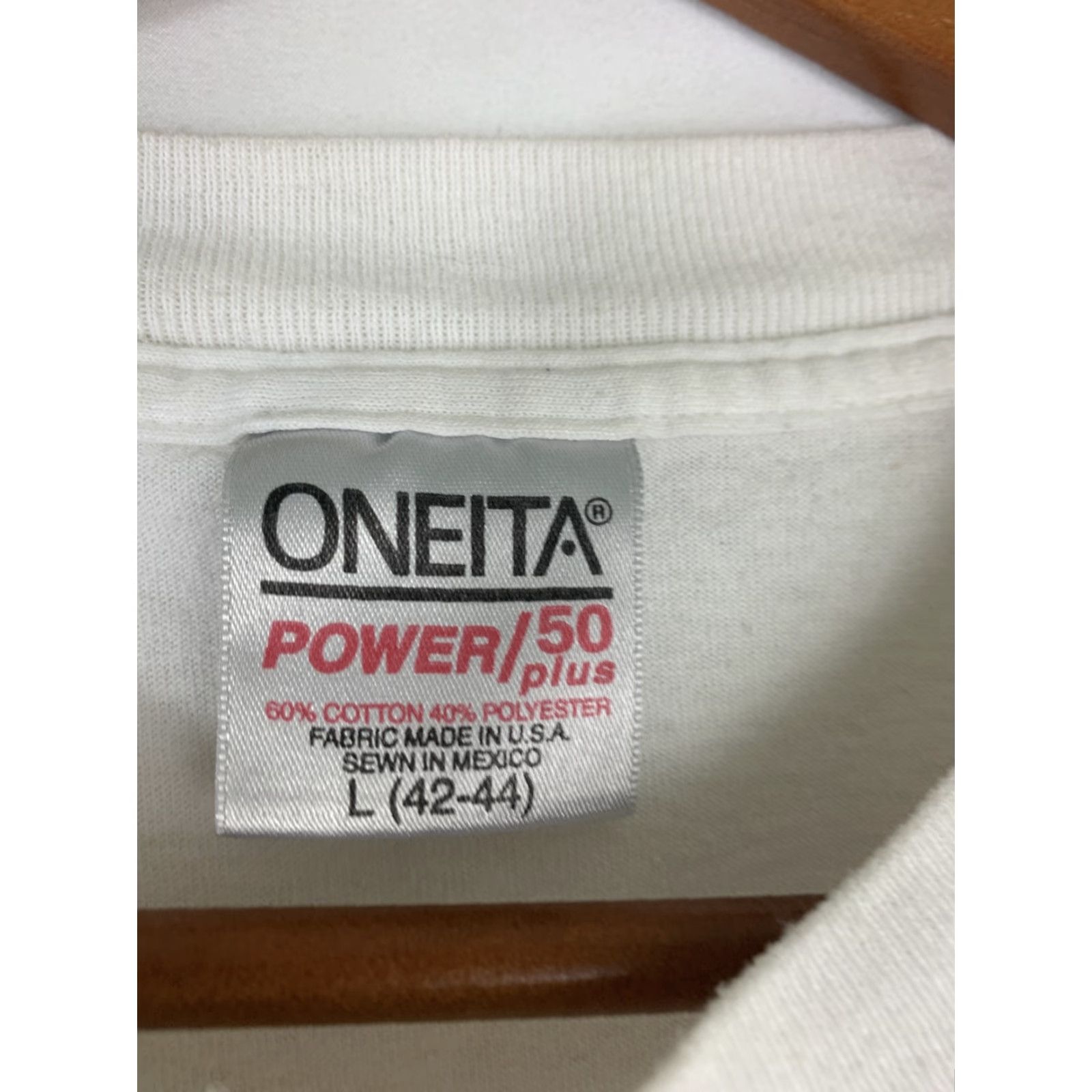 Vintage VINTAGE Oneita Large Showboat 1994 40th Anniversary Single Stitch Cotton T-Shirt White L Mens Size US L / EU 52-54 / 3 - 6 Thumbnail