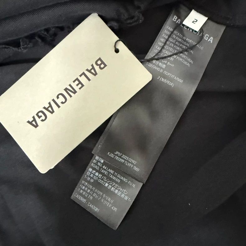 Balenciaga Balenciaga Double-ring erosion and destruction short sleev Size US M / EU 48-50 / 2 - 4 Thumbnail