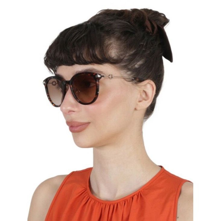 Kate Spade Kate Spade KEESEY/G/S 0086 HA Sunglasses Havana Round Frame Size ONE SIZE - 6 Thumbnail