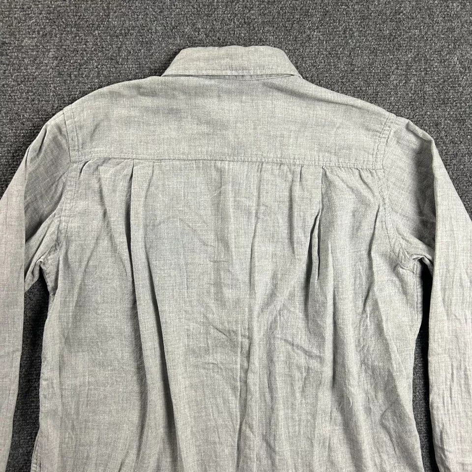 Uniqlo Uniqlo Flannel Shirt Mens Small Gray Pocket Cotton Adults Size US S / EU 44-46 / 1 - 5 Thumbnail
