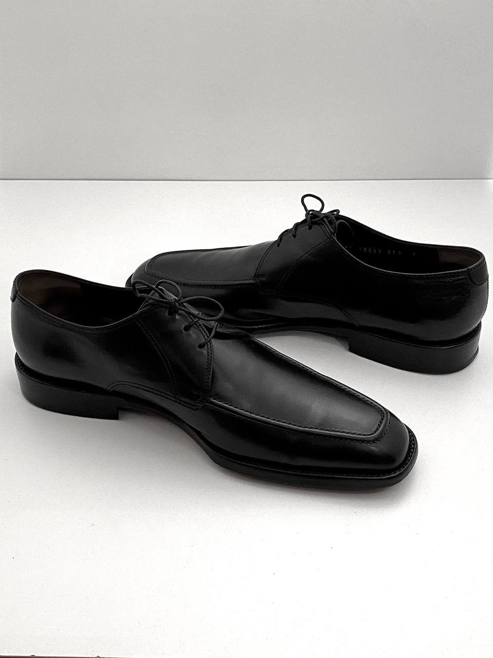 Salvatore Ferragamo Salvatore Ferragamo Oxford Black Leather Classic Dress Shoes Size US 9 / EU 42 - 10 Thumbnail