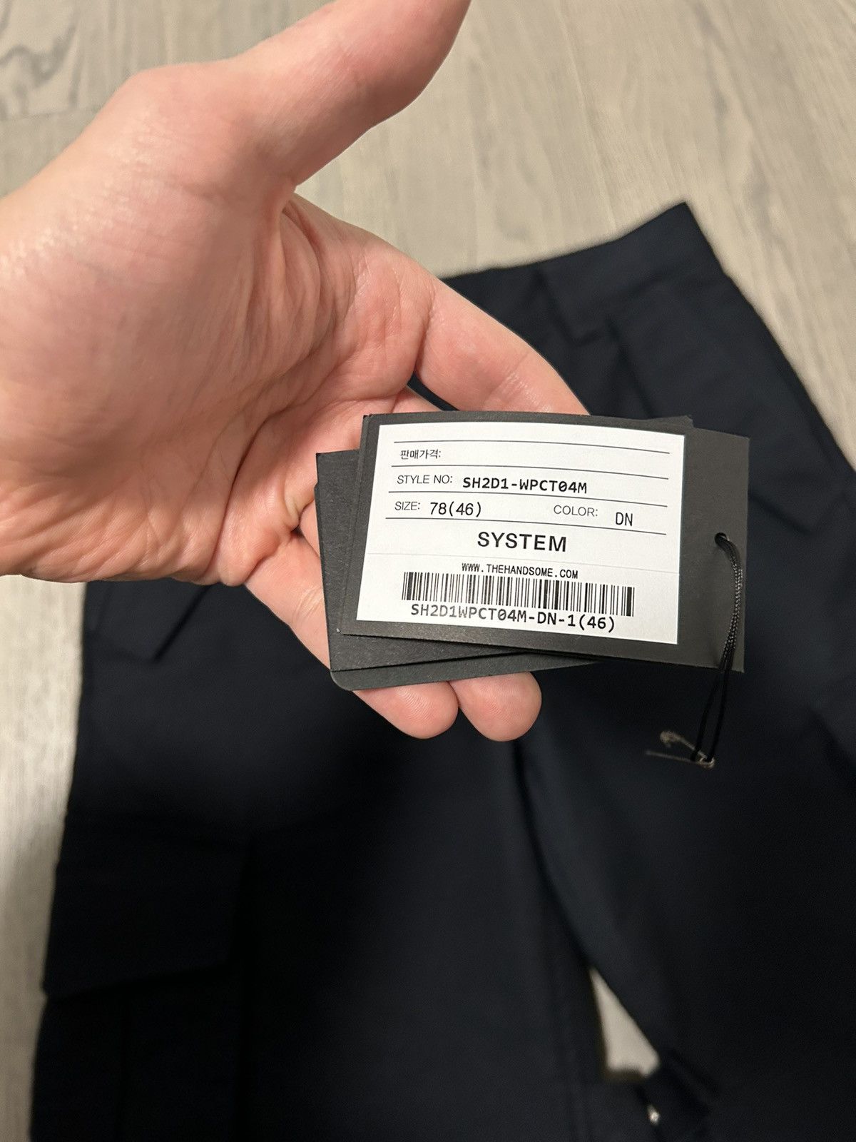 System System Navy Snap Trousers Size US 30 / EU 46 - 3 Thumbnail