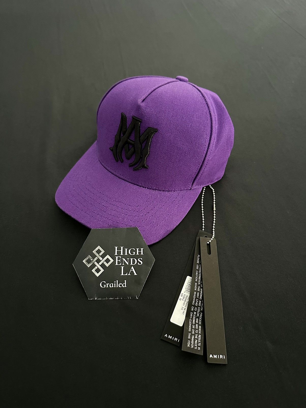 Amiri Amiri MA Embroidered Logo Cap Size ONE SIZE - 1 Thumbnail